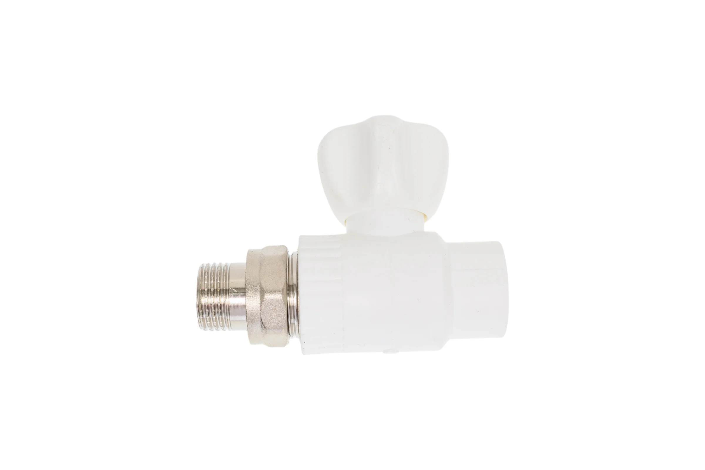 Кран пластиковый Millennium 20 мм-1/2", прямой, верхний, с латунным шаром 3M42-vlr-200b000