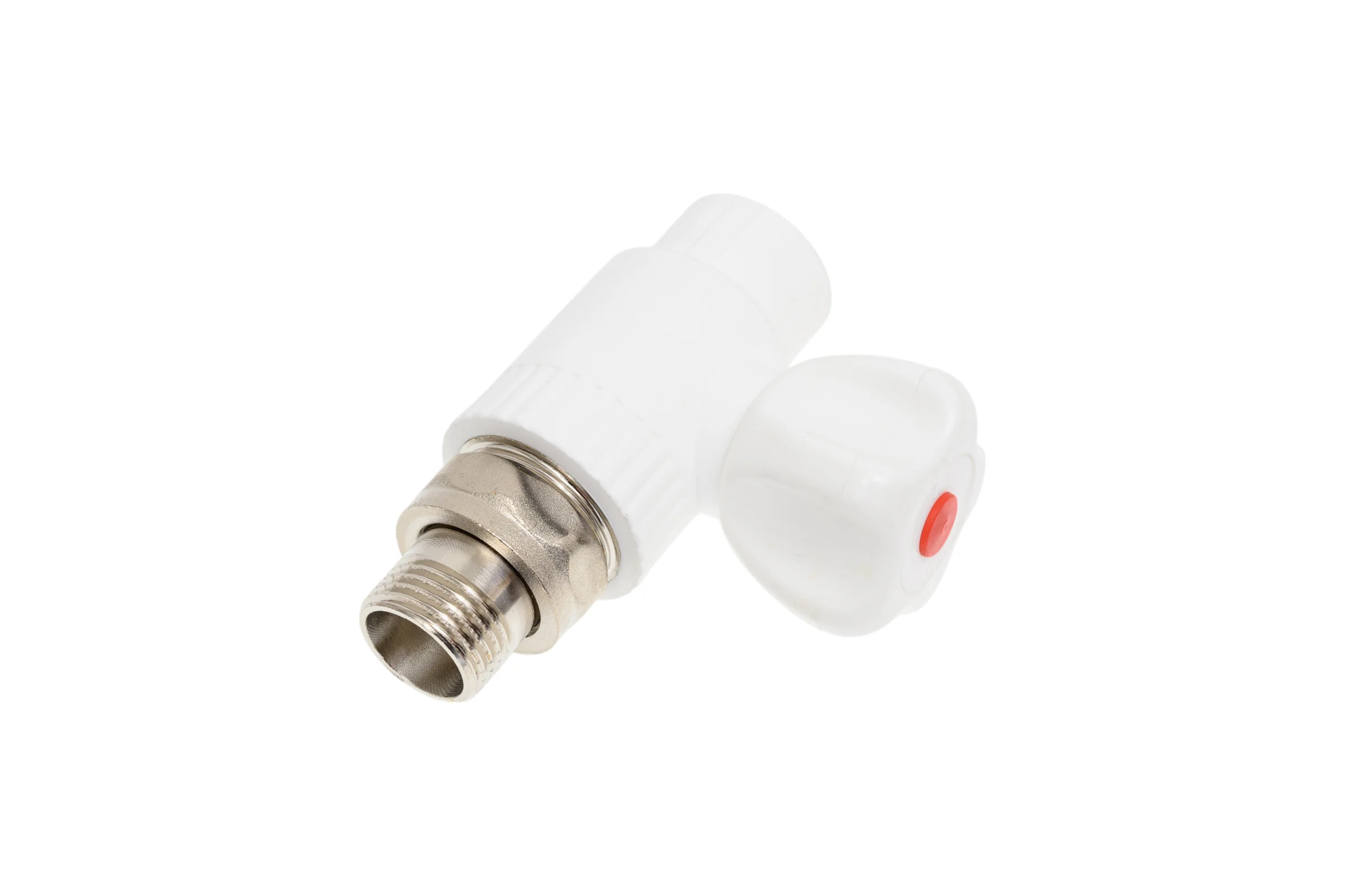 Кран пластиковый Millennium 20 мм-1/2", прямой, верхний, с латунным шаром 3M42-vlr-200b000