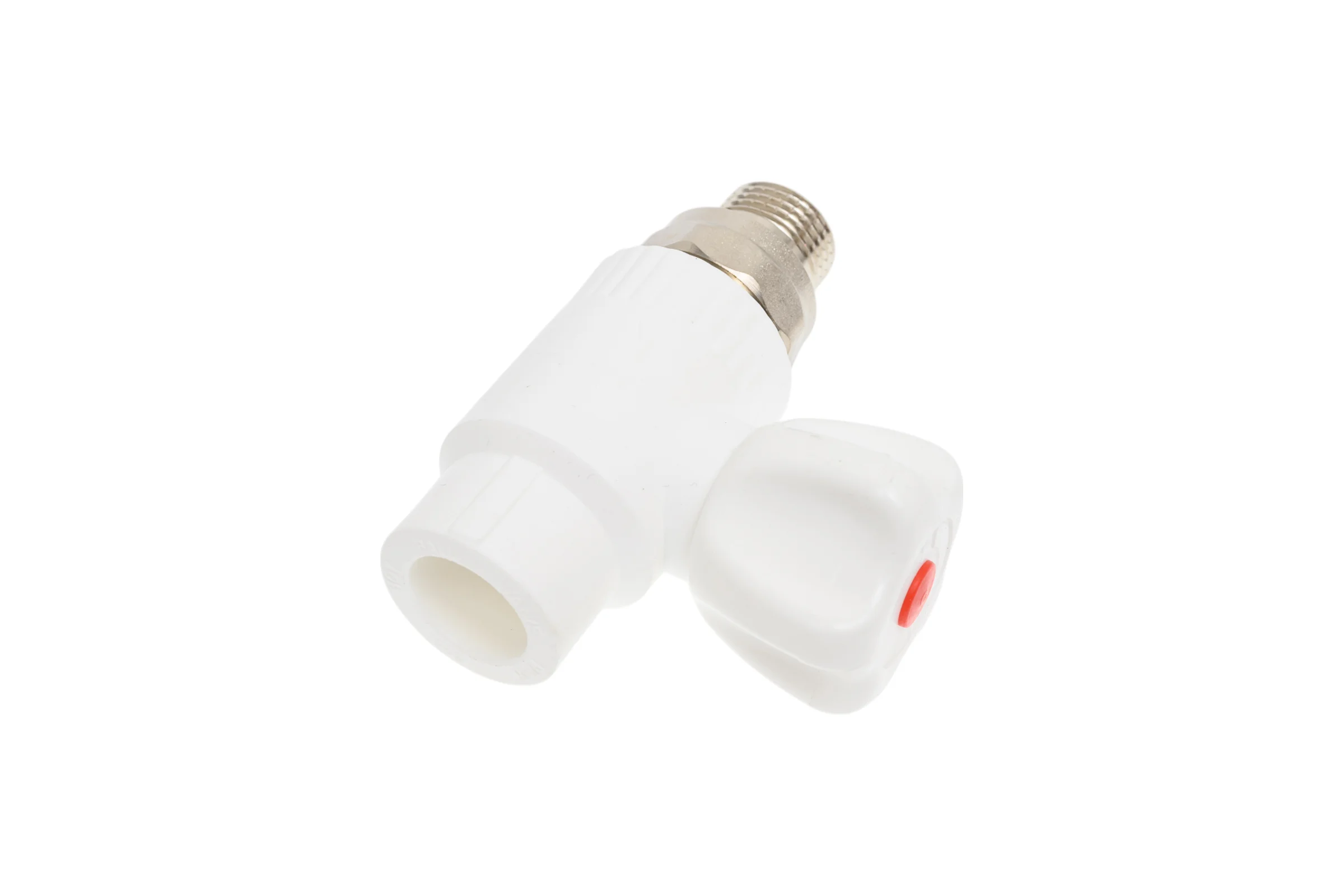 Кран пластиковый Millennium 20 мм-1/2", прямой, верхний, с латунным шаром 3M42-vlr-200b000