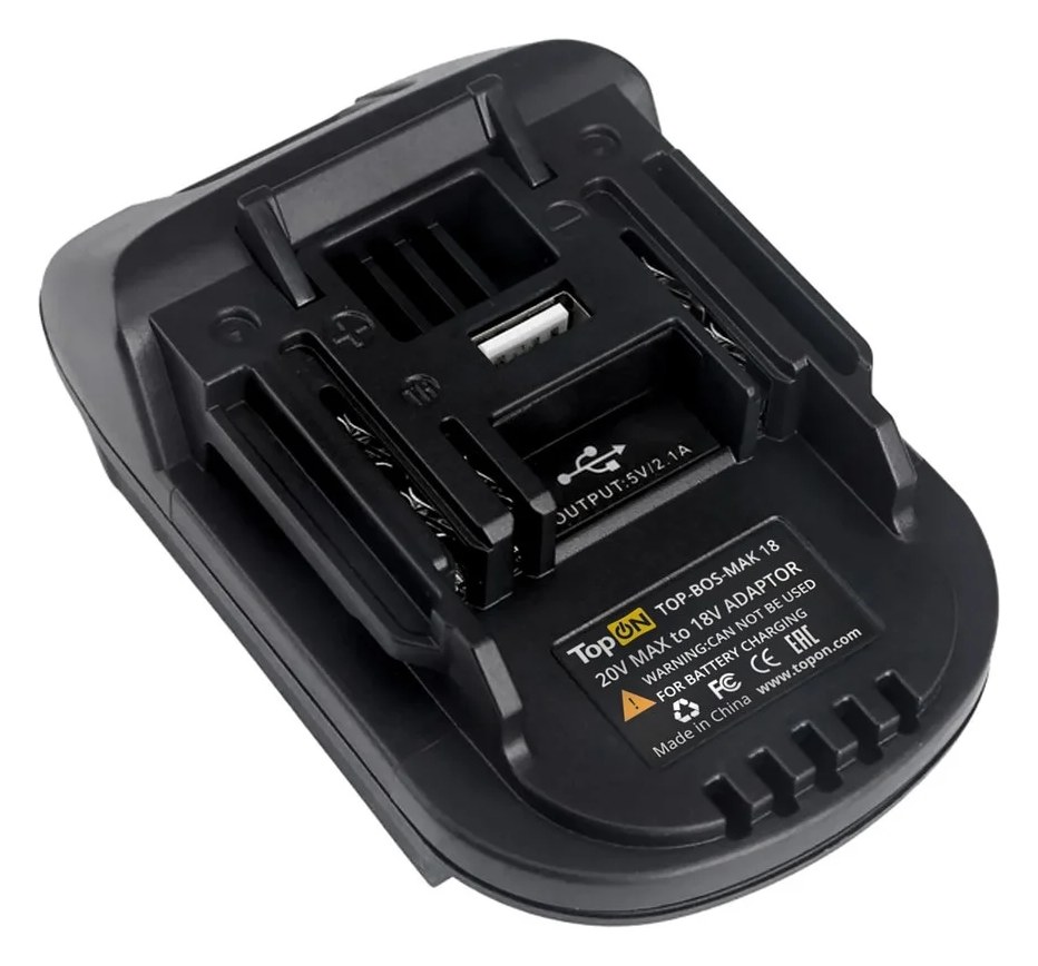 Адаптер TopOn для Bosch 18V Battery, для Makita 18V Li-ion battery TOP-BOS-MAK18