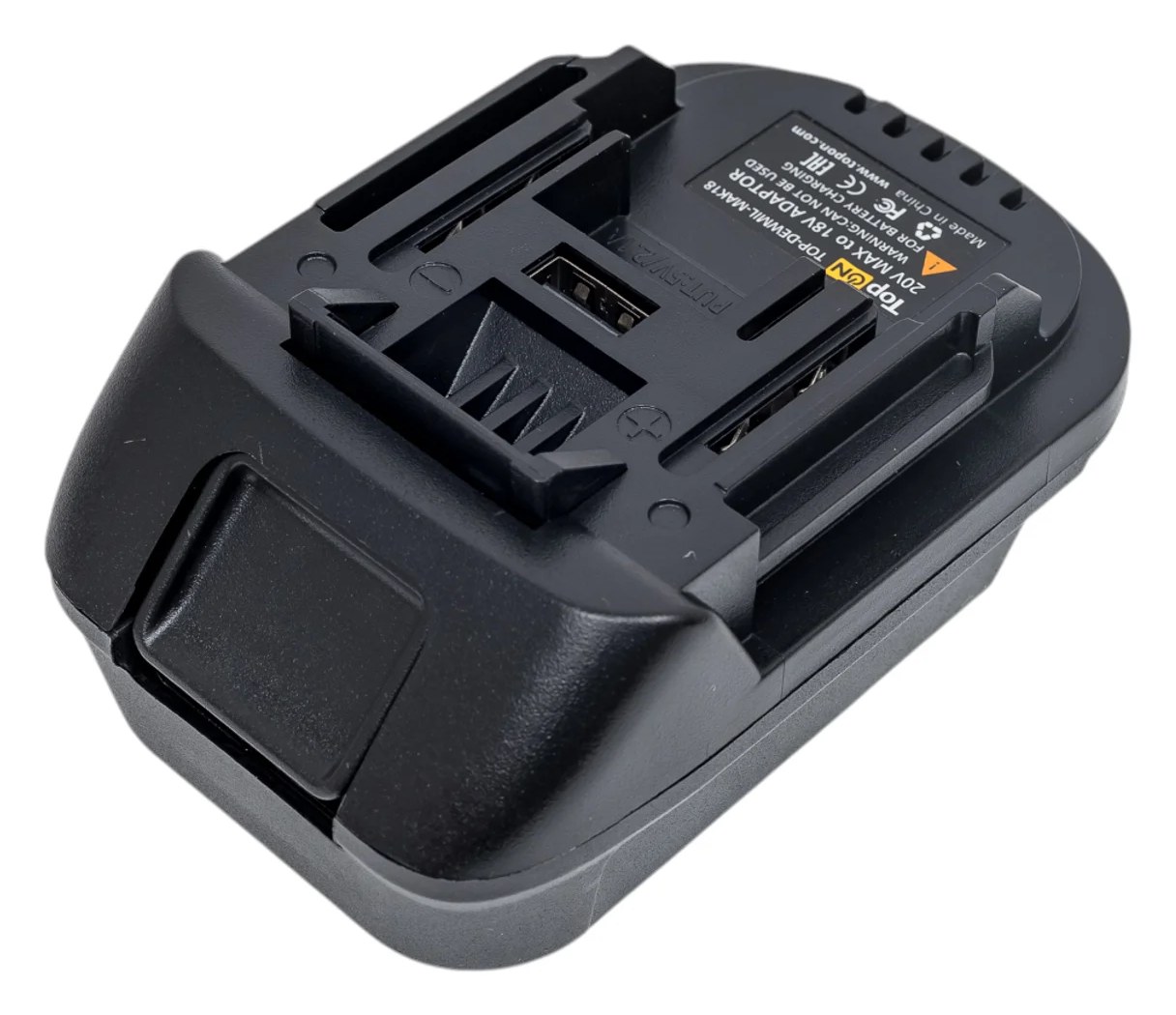 Адаптер TopOn для DeWALT 18V/20V или Milwaukee 18V Li-ion Battery, для Makita 18V Li-ion battery TOP-DEW/MIL-MAK18