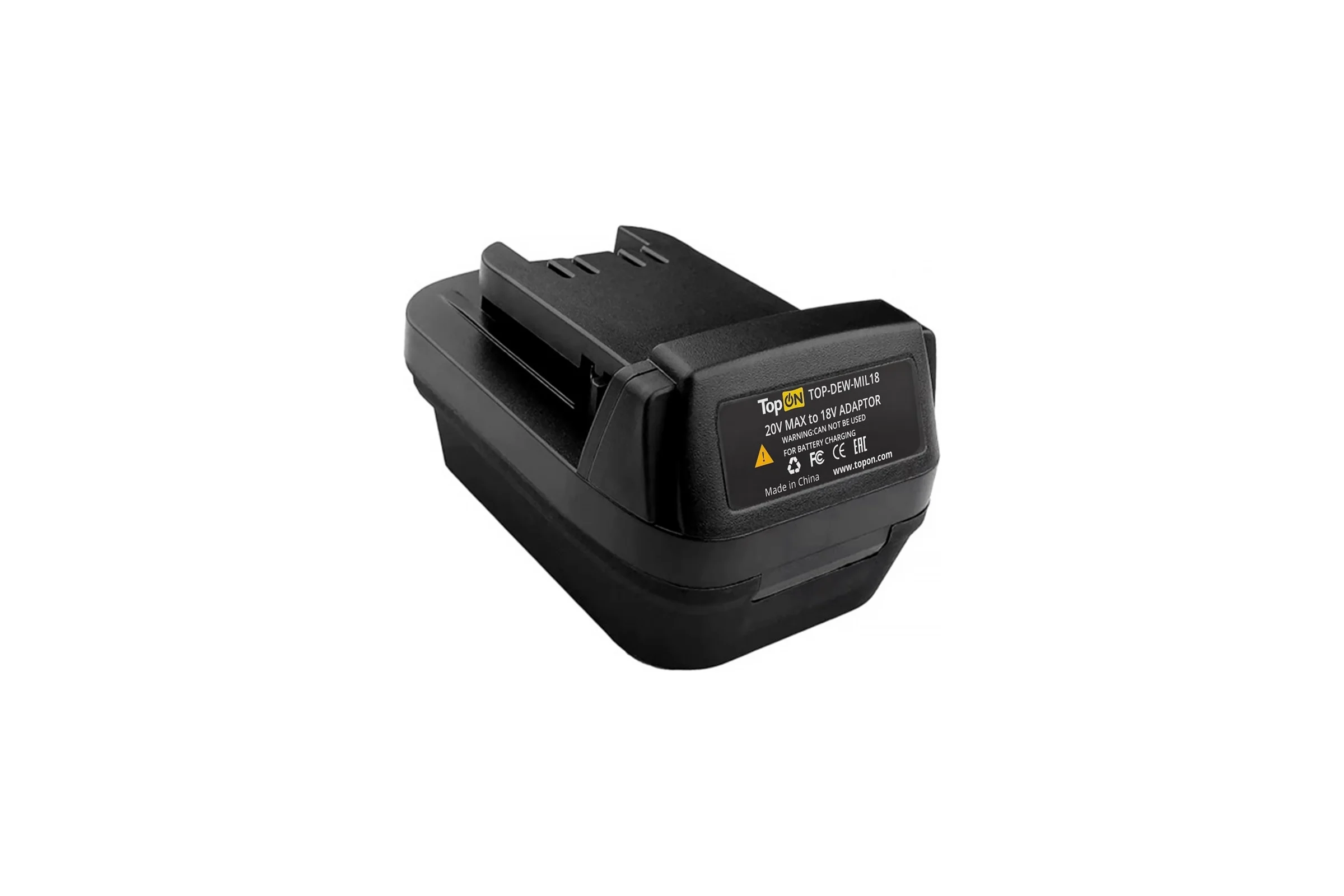 Адаптер TopOn для DeWALT 18V/20V Battery, для Milwaukee 18V Li-ion Battery TOP-DEW-MIL18