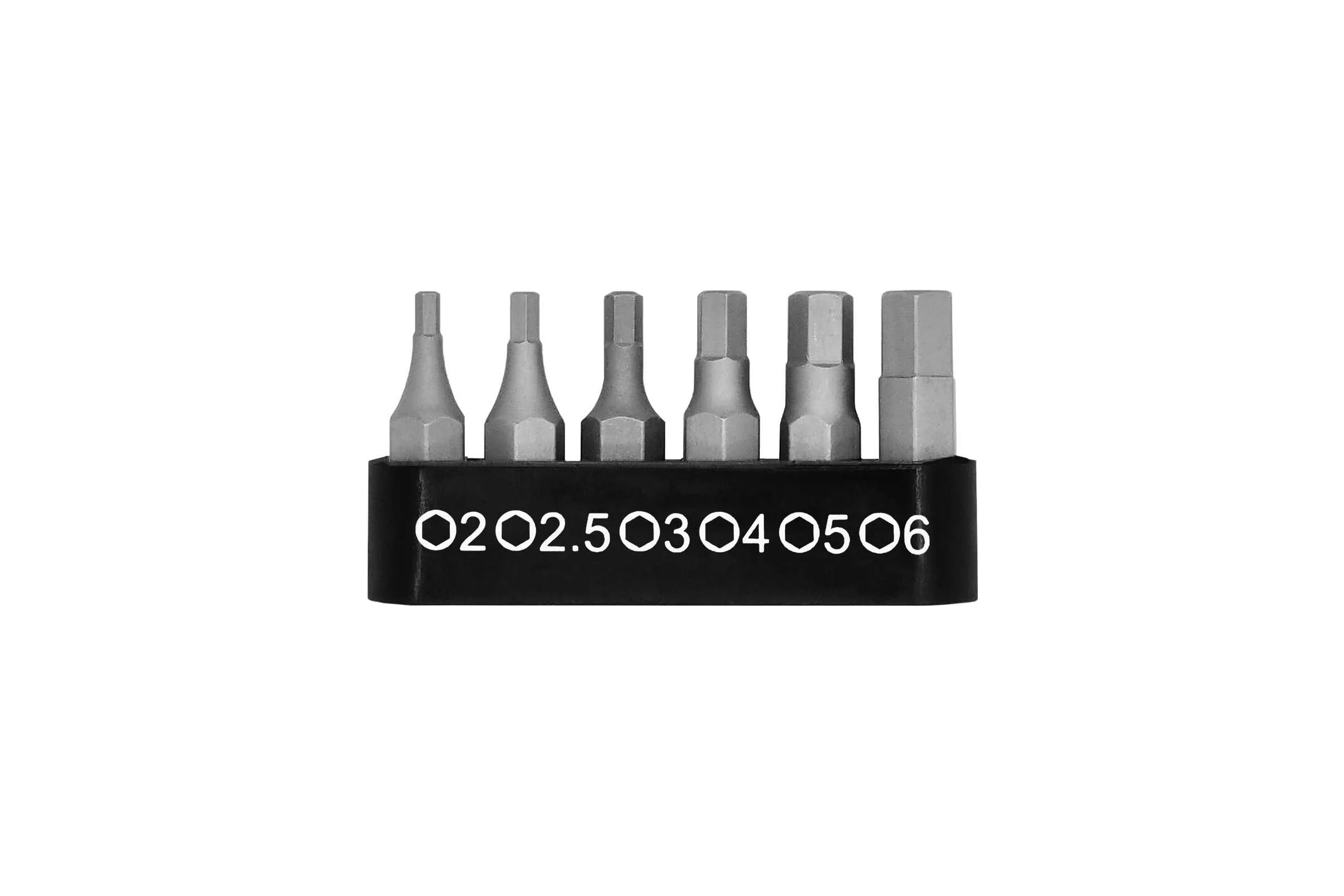 Набор бит с магнитным держателем (6 шт; HEX) GRAFF 4604