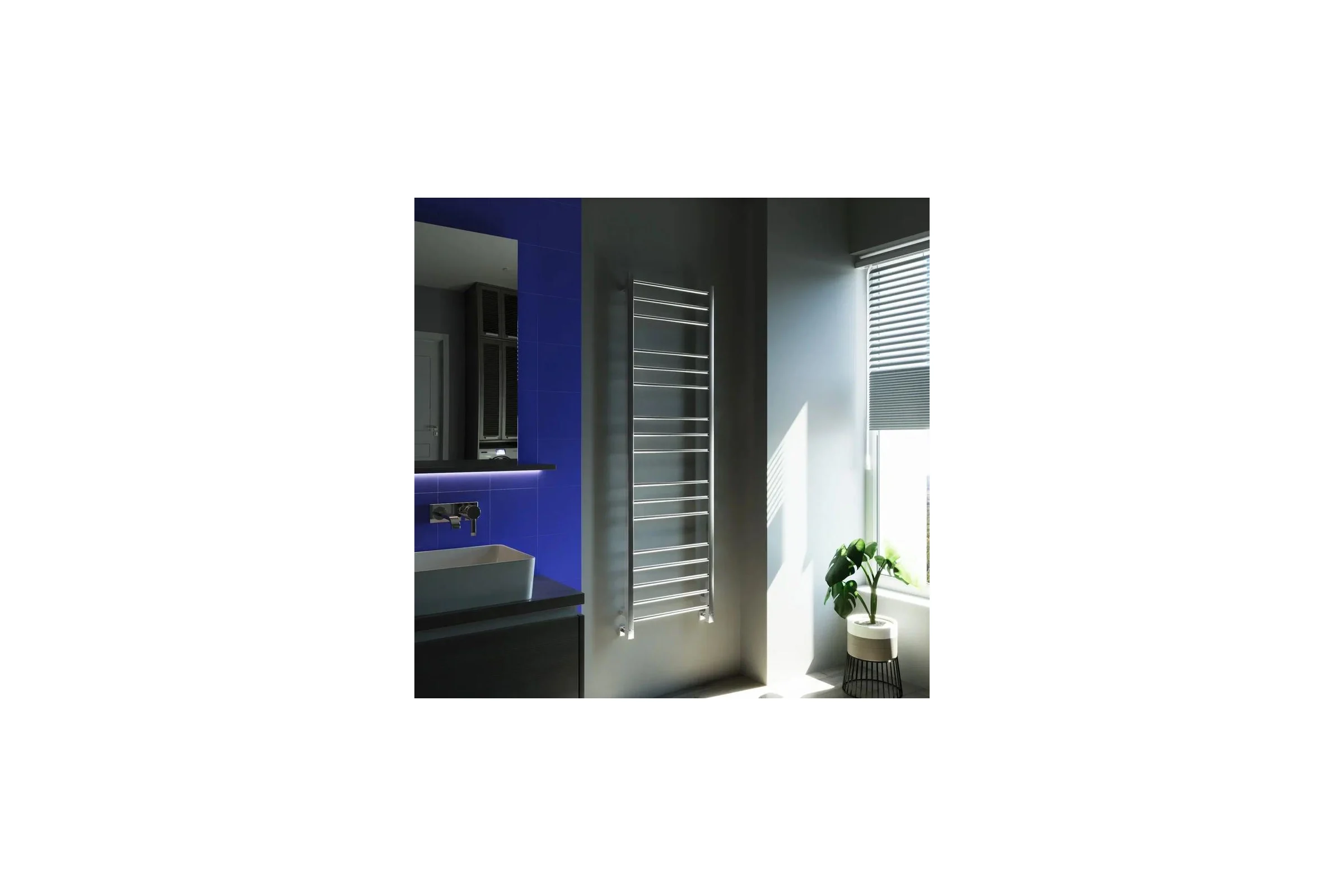 Водяной полотенцесушитель Grota Eco Classic 480x1575 хром глянцевый Eco Classic 480x1575 NP