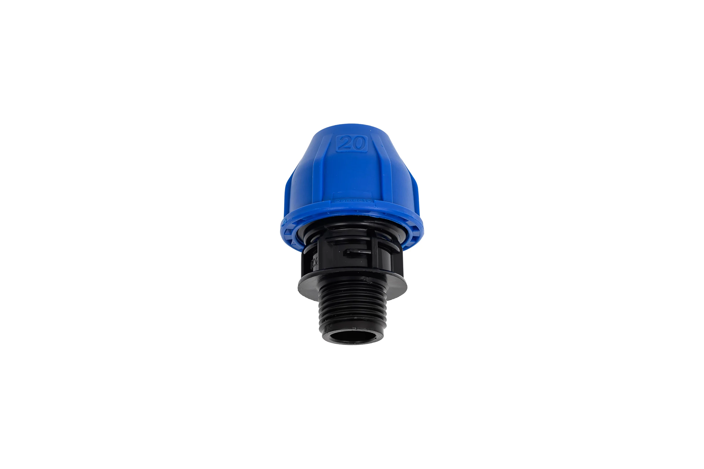Муфта переходная Damento 20x1/2", наружная резьба, ПНД 011161