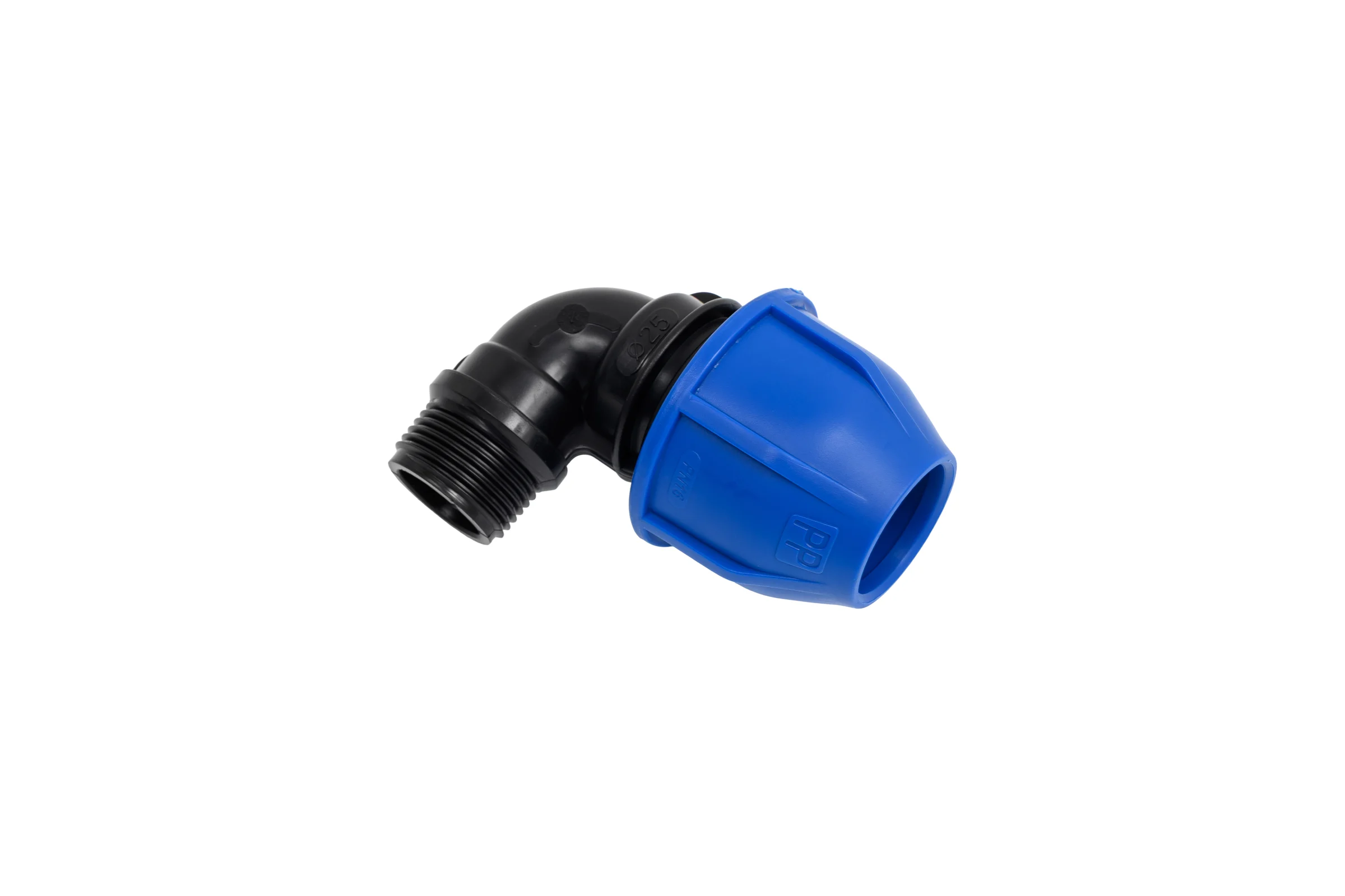Отвод переходной Damento 25x3/4", наружная резьба, ПНД 011250