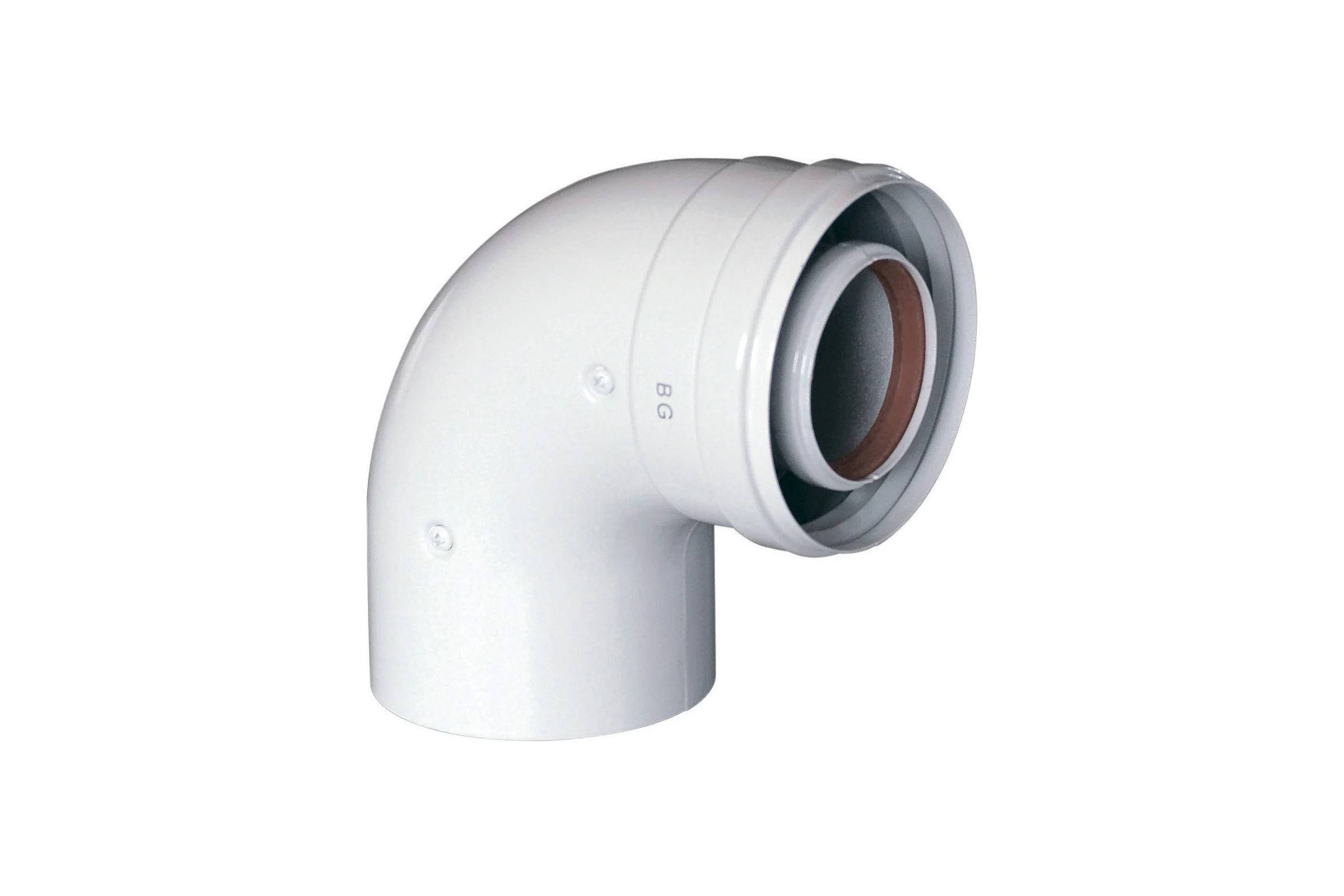 Коаксиальный отвод Baxi 90 градусов, диаметр 60/100 мм, без муфты KHG71410151