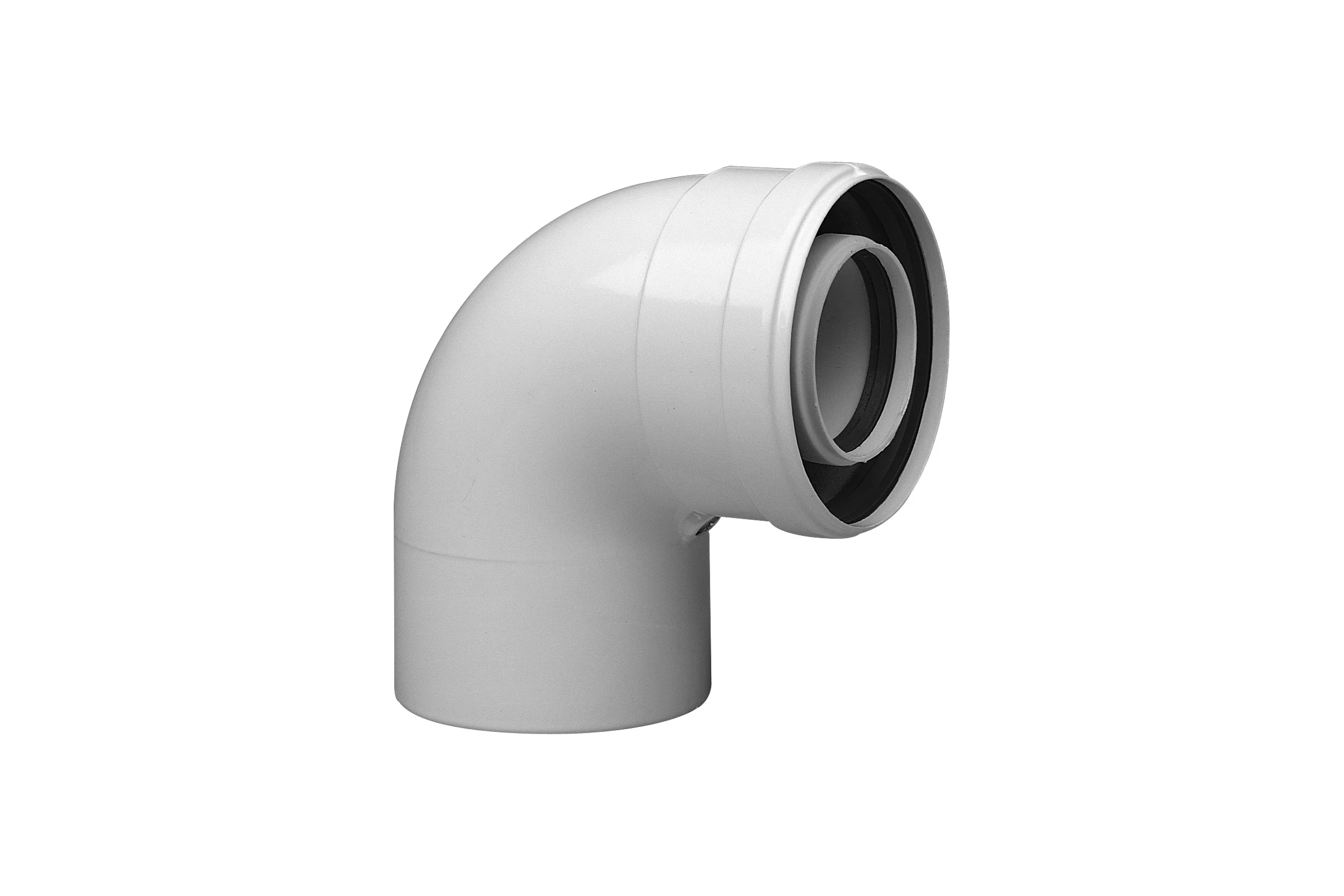 Коаксиальный отвод Baxi 90, диаметр 125/80 НT KHG71408871