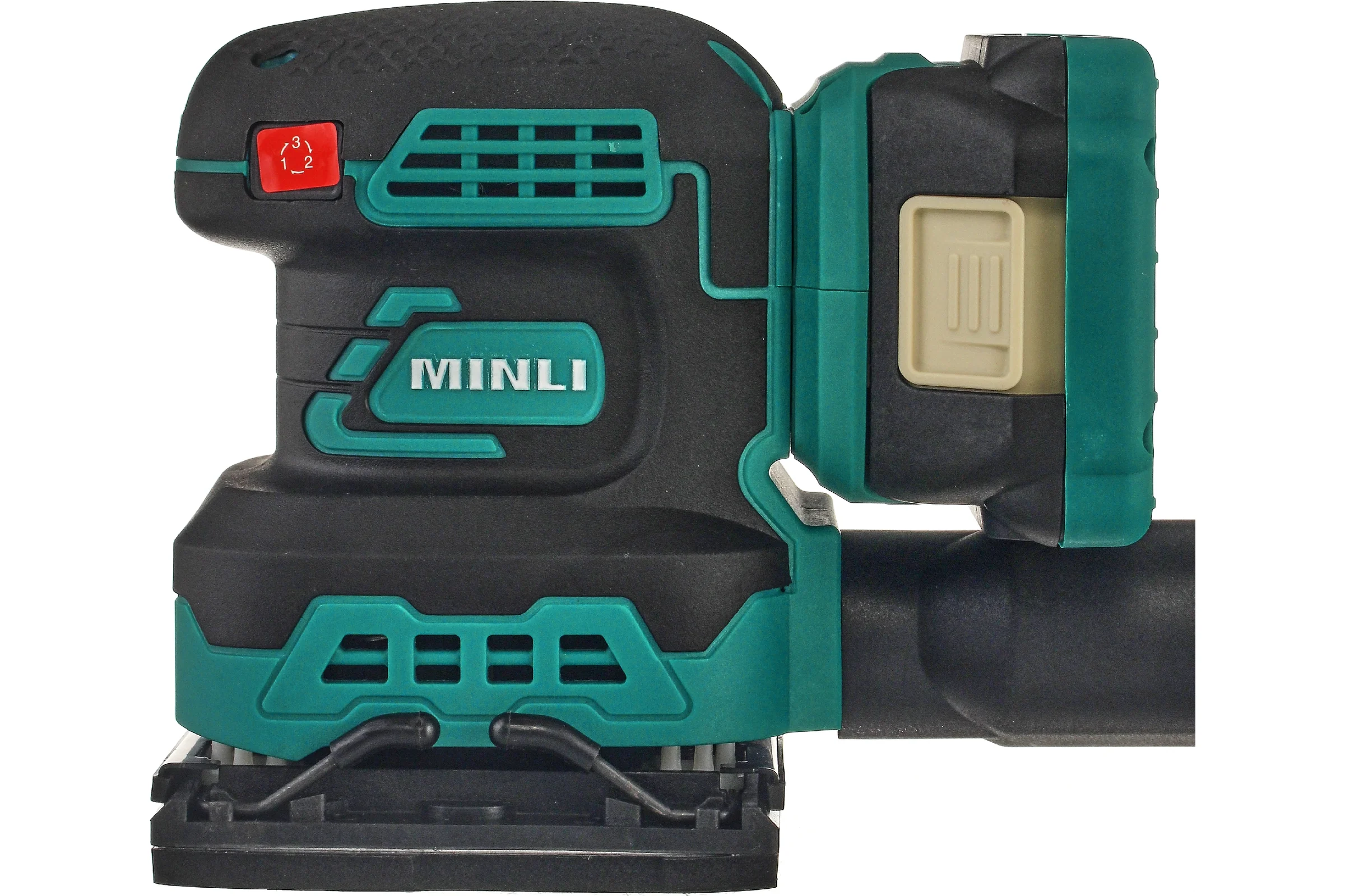 Аккумуляторная бесщеточная эксцентриковая шлифовальная машина MINLI 110x100mm Li-ion 18Vx2 DC701-2.0A
