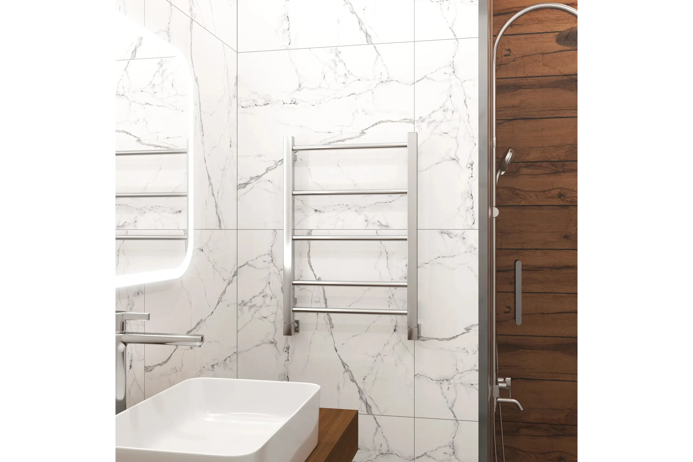 Полотенцесушитель водяной Grota Simple 430x600 хром глянцевый Simple 430x600 NP