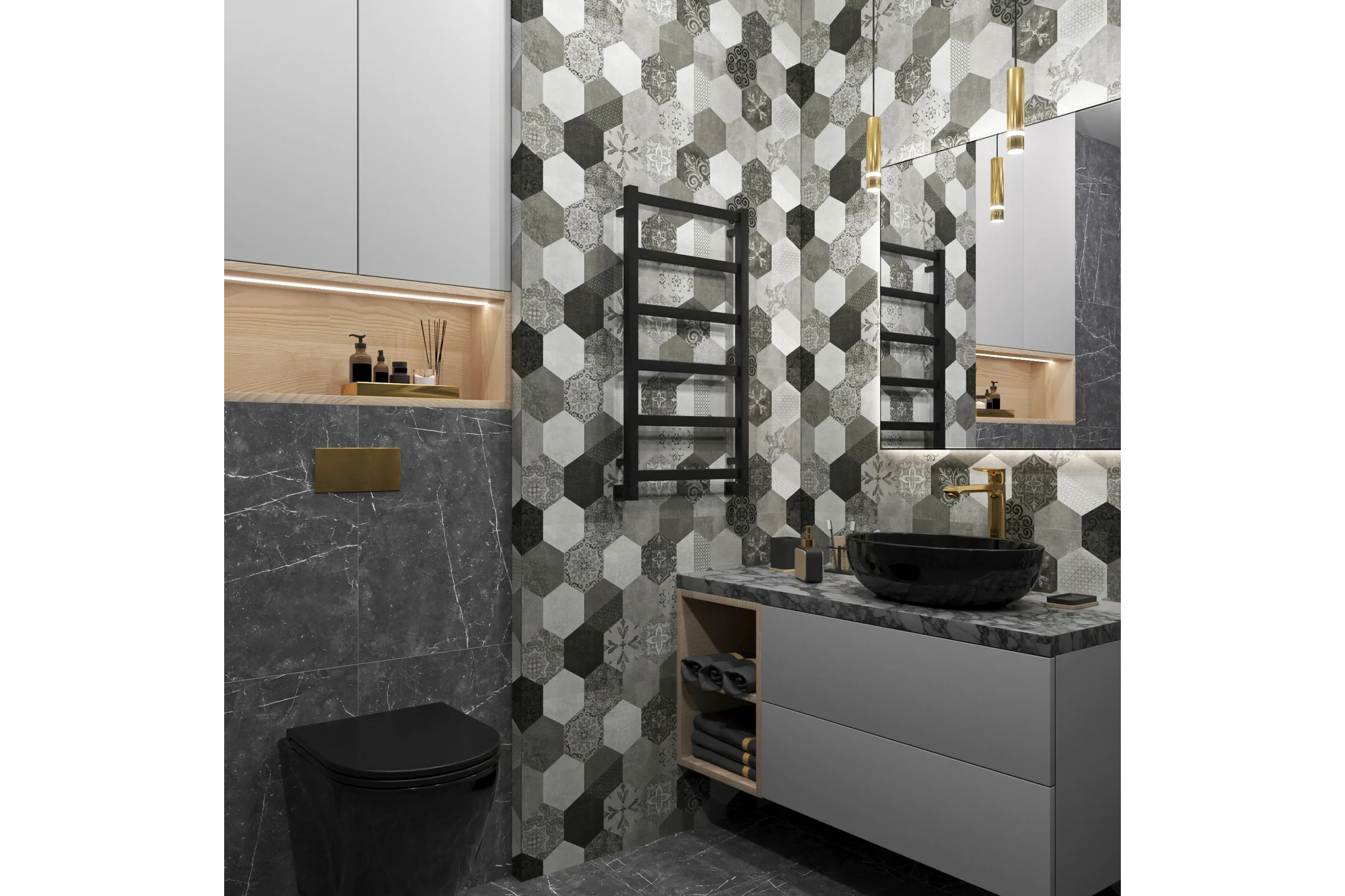 Полотенцесушитель водяной Grota Soffi 430x800 черный Soffi 430x800 N RAL9005