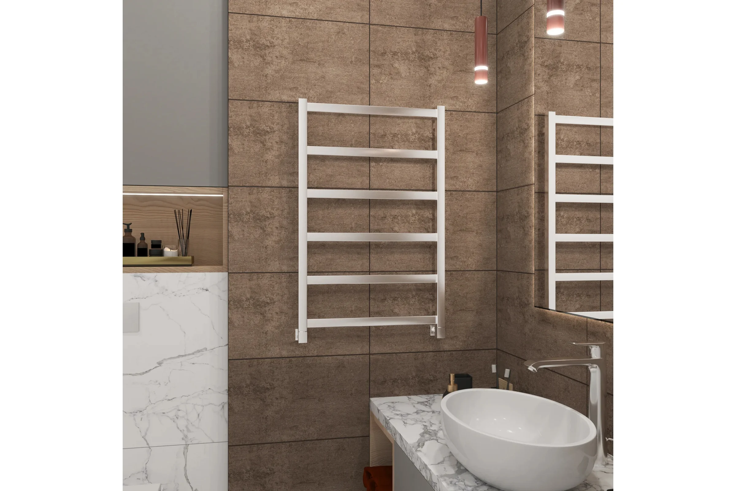 Полотенцесушитель водяной Grota Soffi 530x800 хром глянцевый Soffi 530x800 NP
