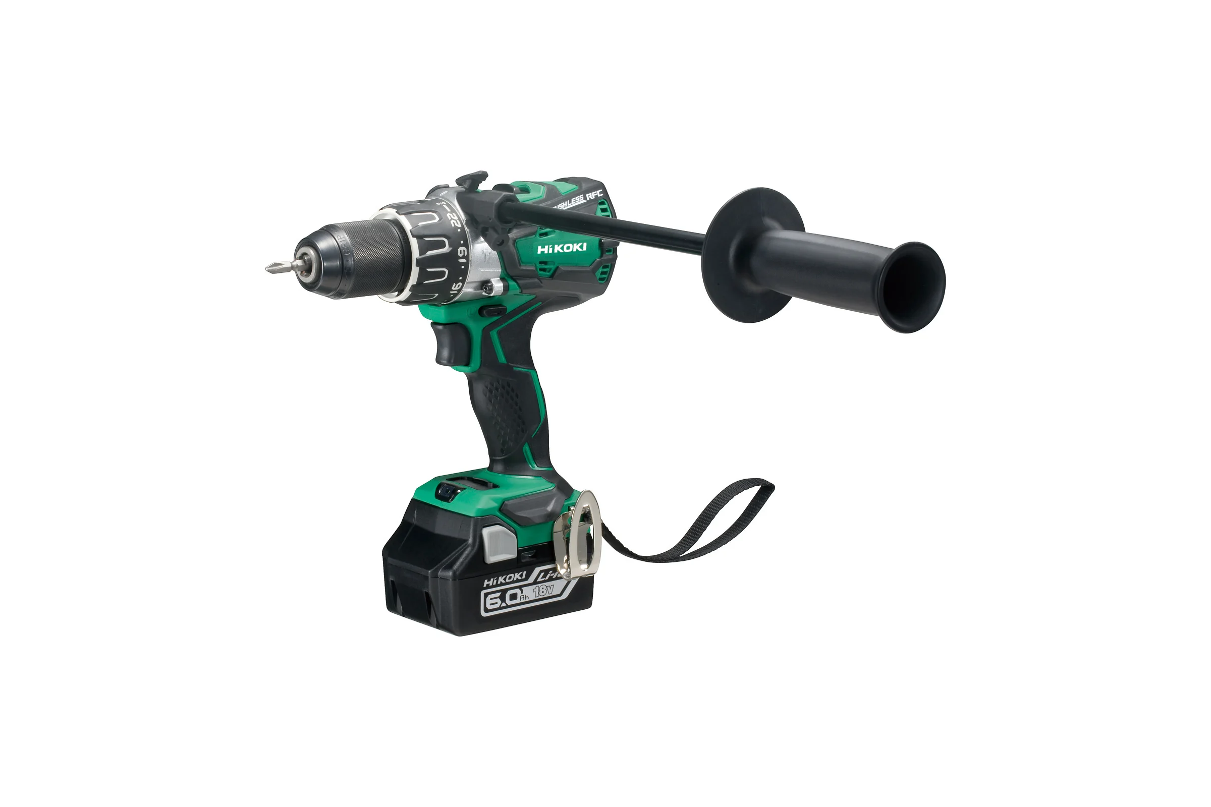 Ударный аккумуляторный шуруповерт HiKOKI DV18DBL2 BL 136 Нм, 2х5 Ач DV18DBL2RJZ