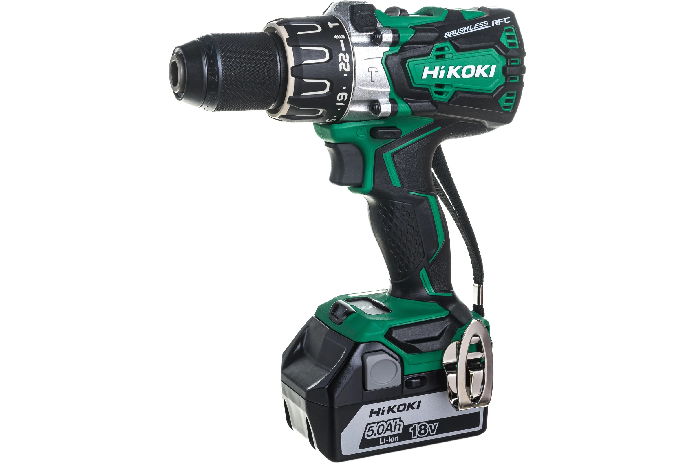 Ударный аккумуляторный шуруповерт HiKOKI DV18DBL2 BL 136 Нм, 2х5 Ач DV18DBL2RJZ
