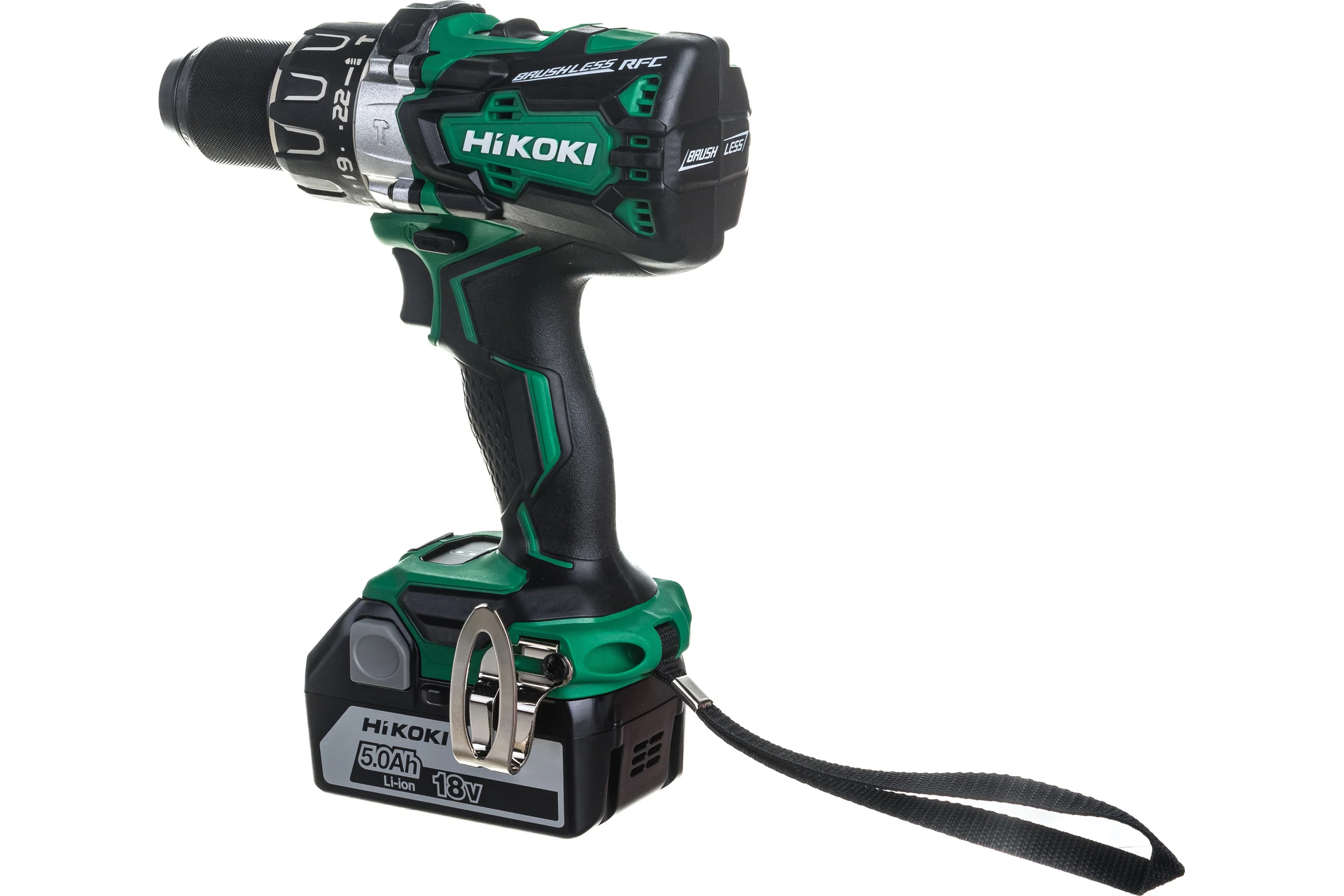 Ударный аккумуляторный шуруповерт HiKOKI DV18DBL2 BL 136 Нм, 2х5 Ач DV18DBL2RJZ