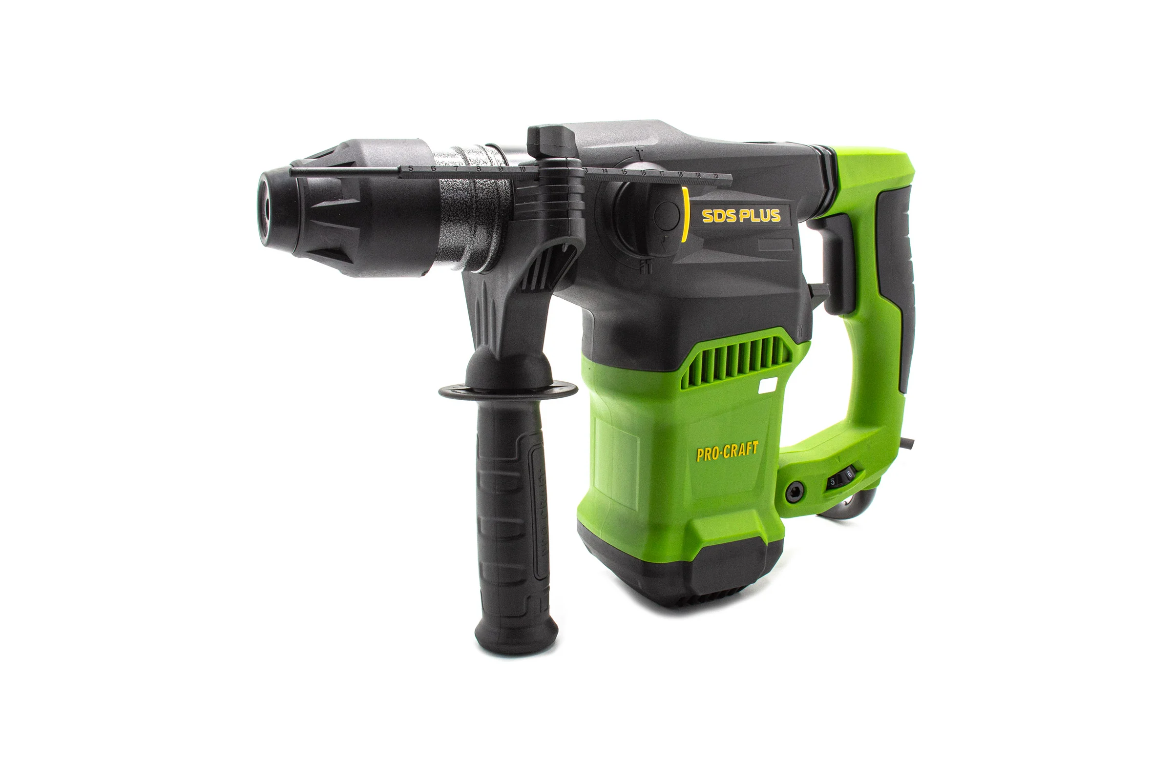 Перфоратор PROCRAFT 1500 Вт, 6,0 Дж, 0-4250 уд/мин, SDS+ BH2250