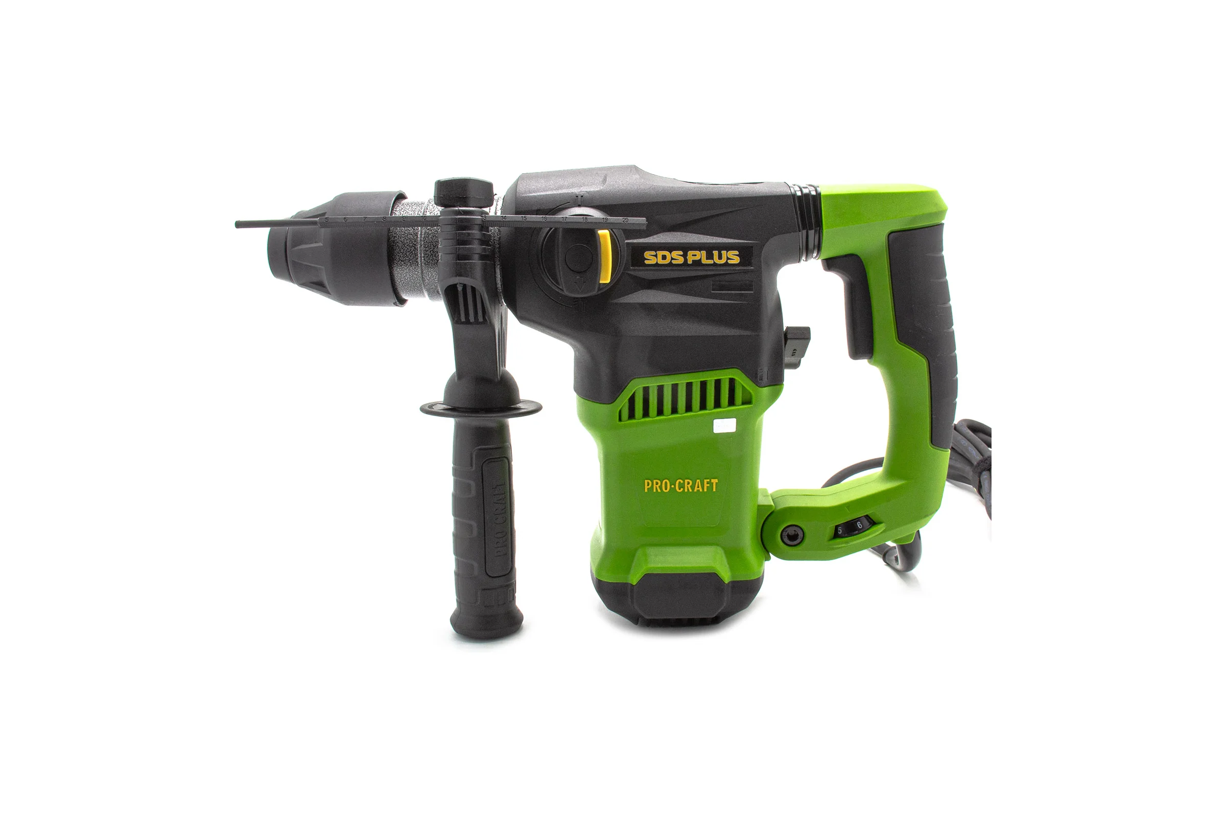 Перфоратор PROCRAFT 1500 Вт, 6,0 Дж, 0-4250 уд/мин, SDS+ BH2250