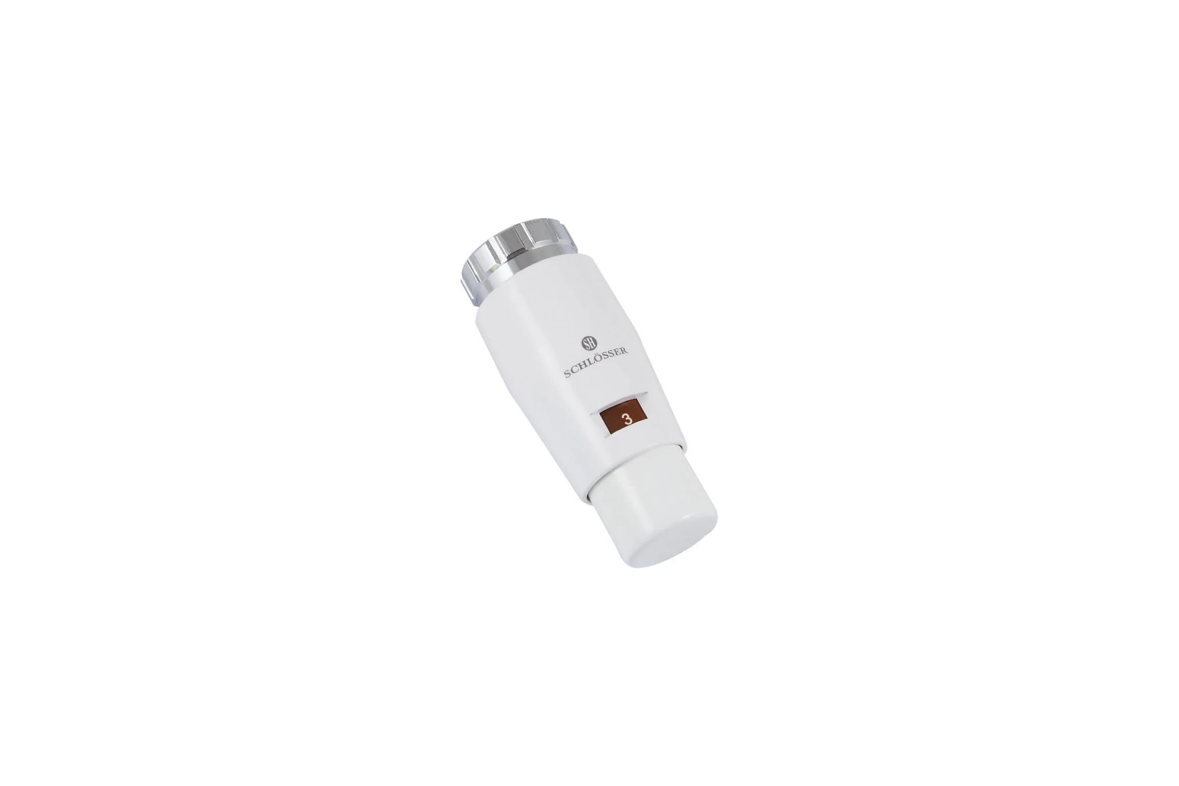 Термостатическая головка SCHLOSSER MINI, DZ, белый 601100049