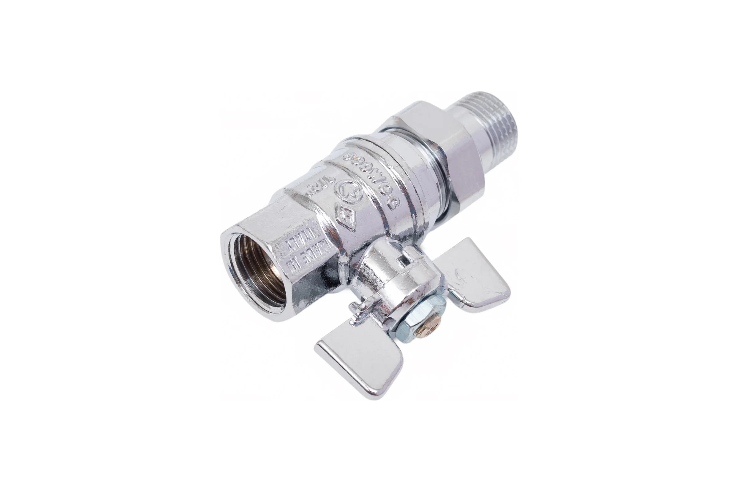 Шаровой кран Bugatti арт.322C G1/2" DN15 PN64 хром. 032204C