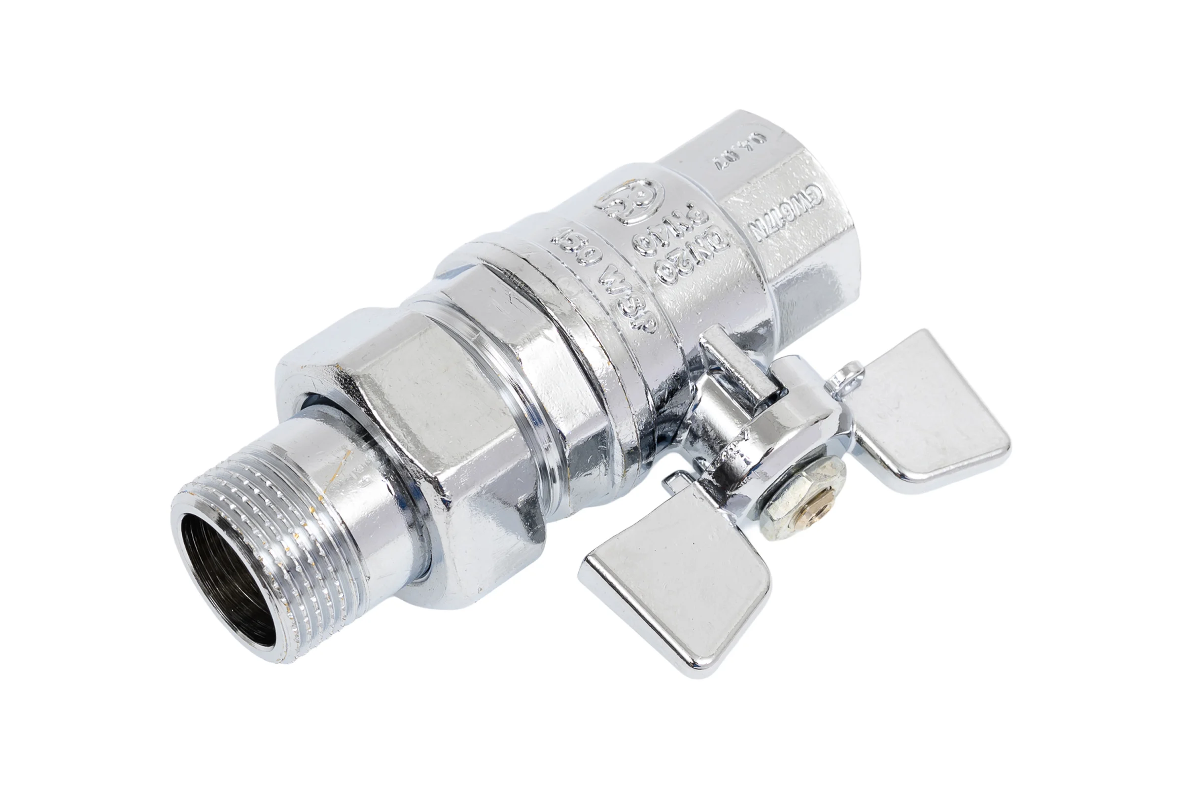 Шаровой кран Bugatti арт.322C G3/4" DN20 PN40 хром. 032206C