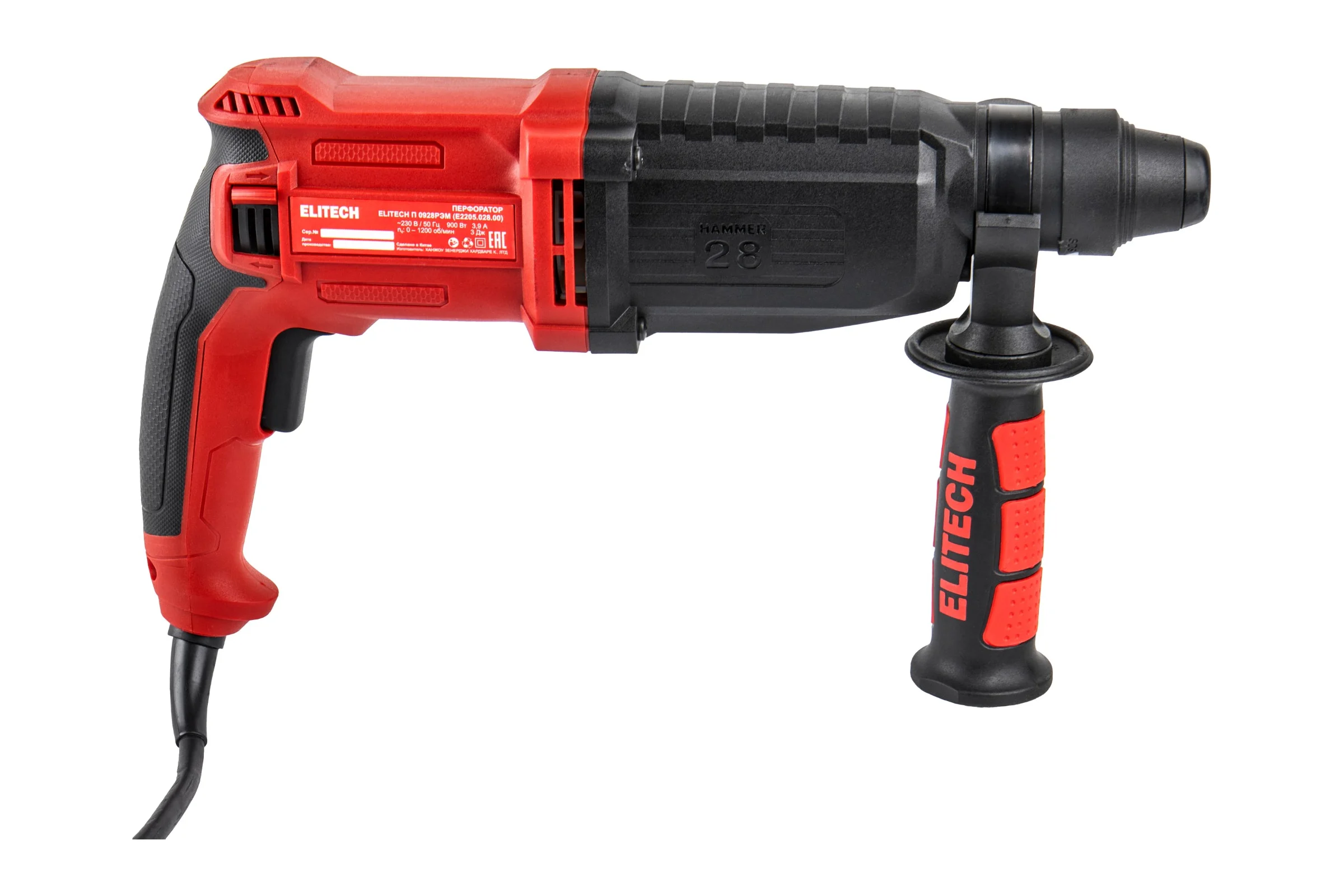Перфоратор Elitech SDS+ П 0928РЭМ E2205.028.01 205385