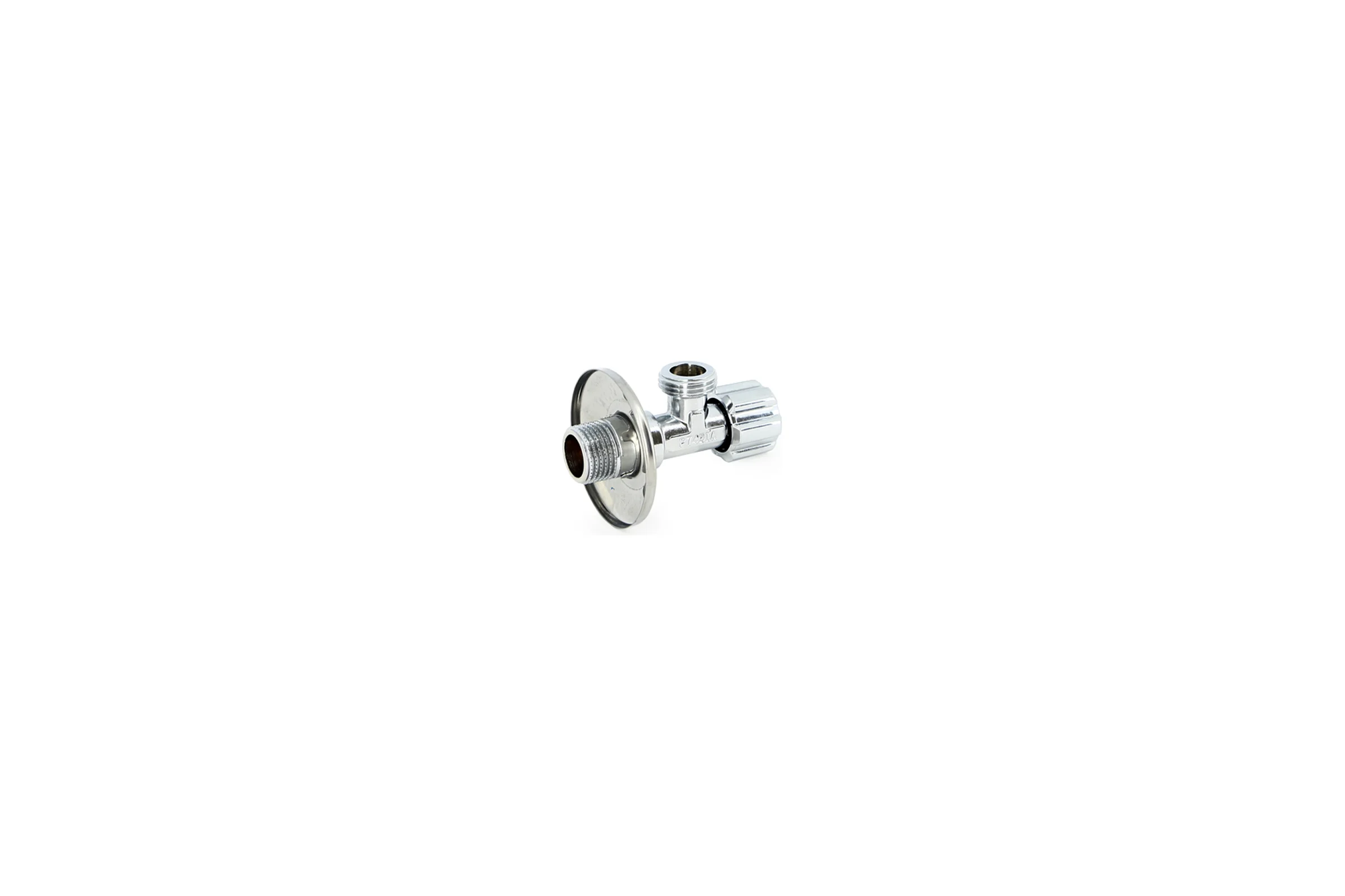 Вентиль для подключения бачков/смесителей Uni-Fitt НН 1/2", хром 185A2000