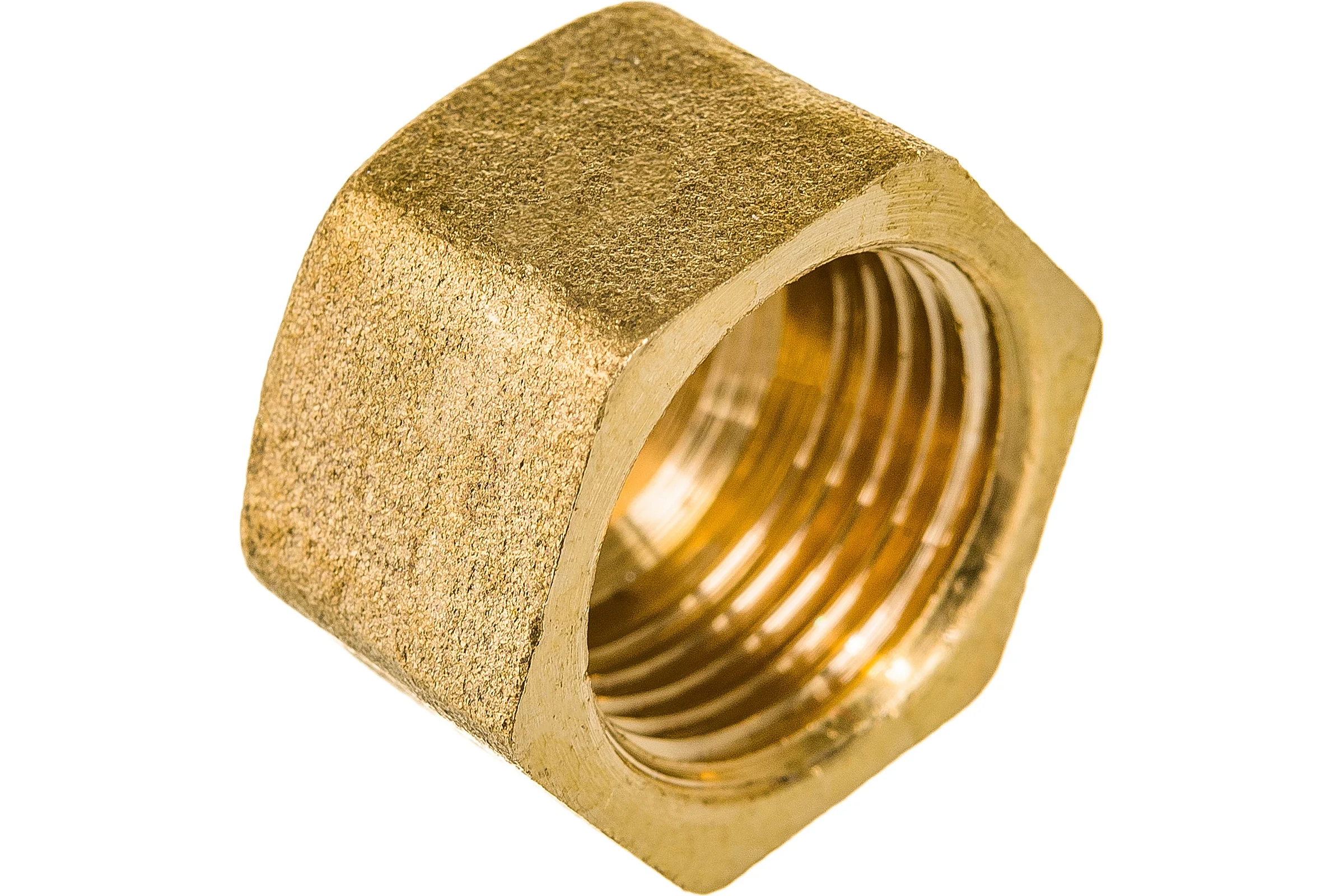 Заглушка Uni-Fitt В 3/8", латунная 607G1000