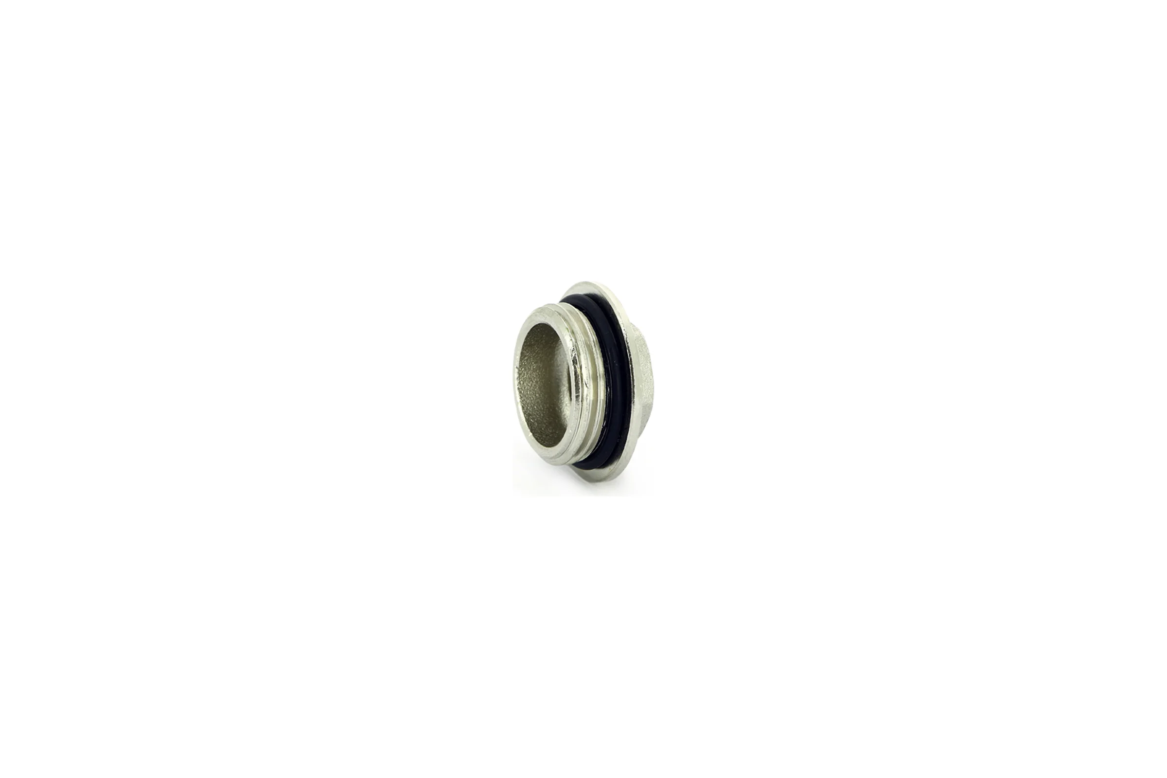 Заглушка Uni-Fitt Н 1", с прокладкой, O-RING, никелированная 609N4000