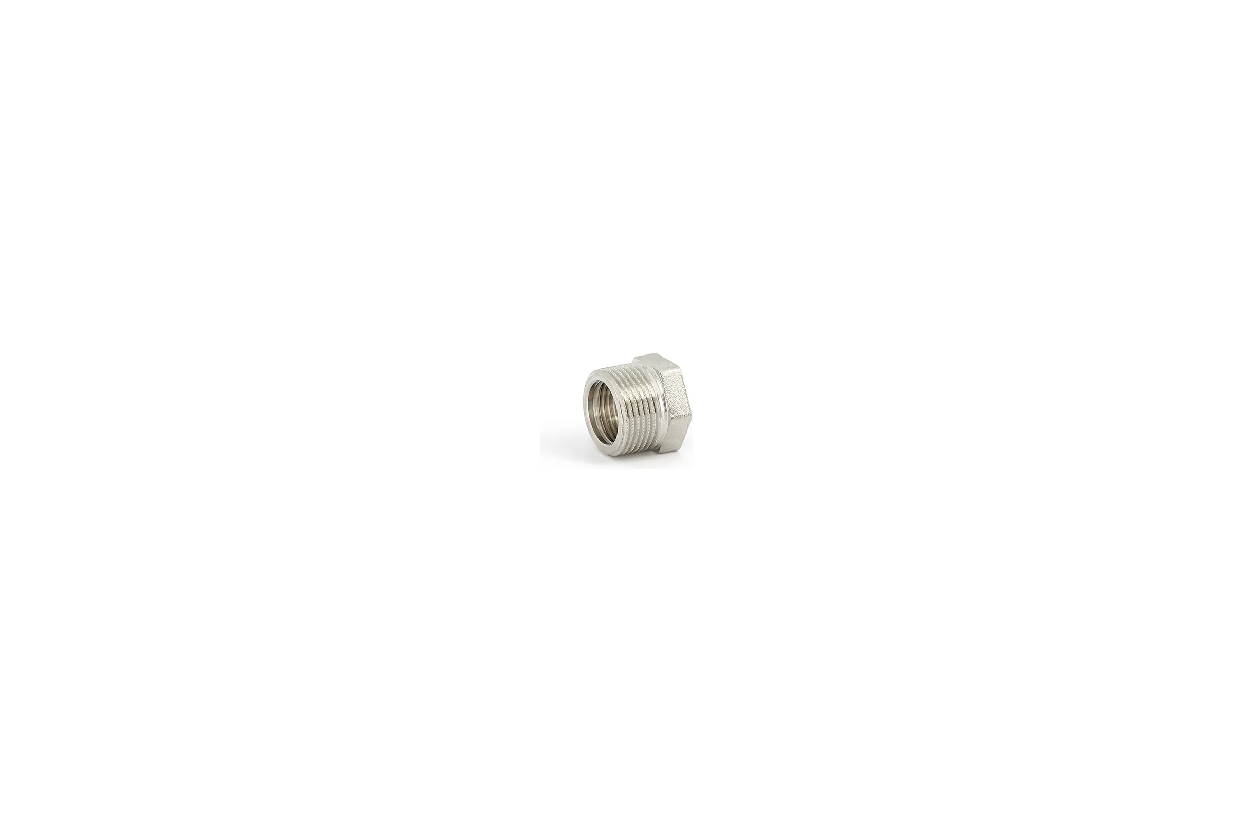 Футорка Uni-Fitt НВ 2"x1/2", никелированная 604N7200