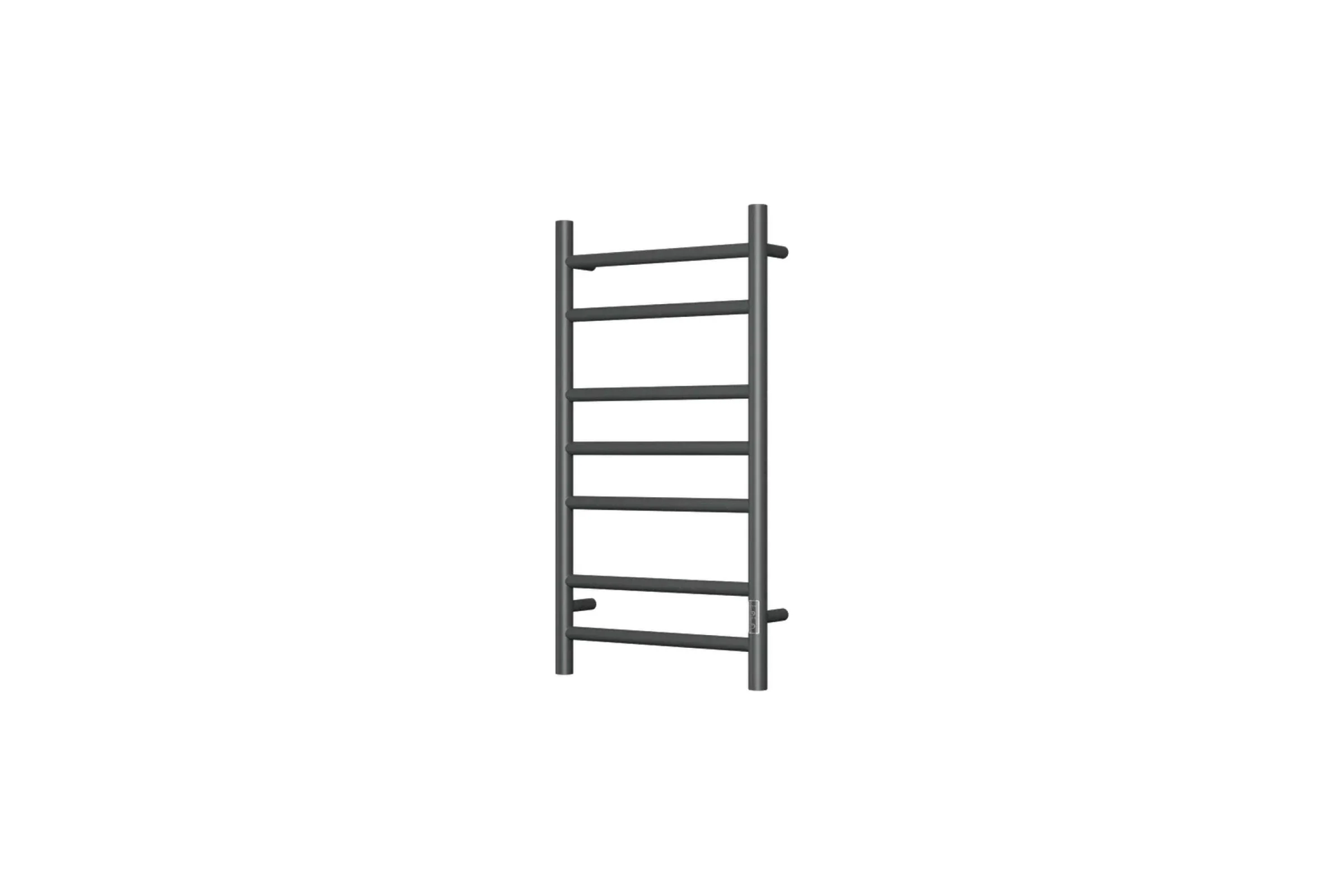 Полотенцесушитель электрический Bauedge BAU Stil Gun Grey 40x80, 7 планок, универсальный, темно-серый металлик DB-0095