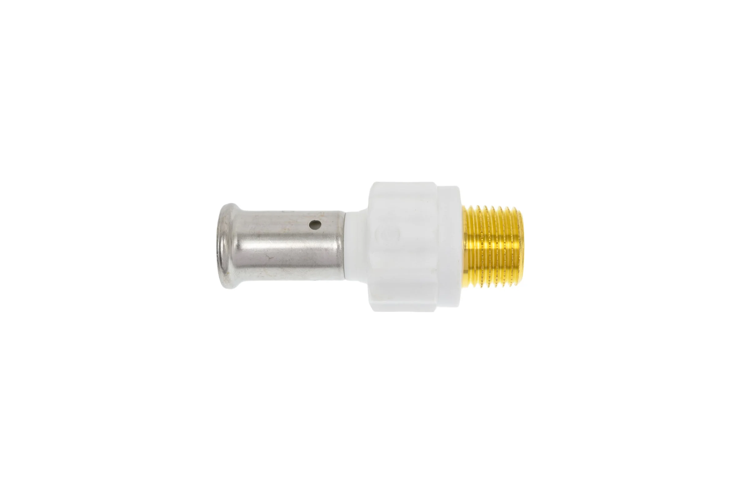 Муфта HENCO НР, ПВДФ пресс , белая, 16x1/2" 17PKW-1604