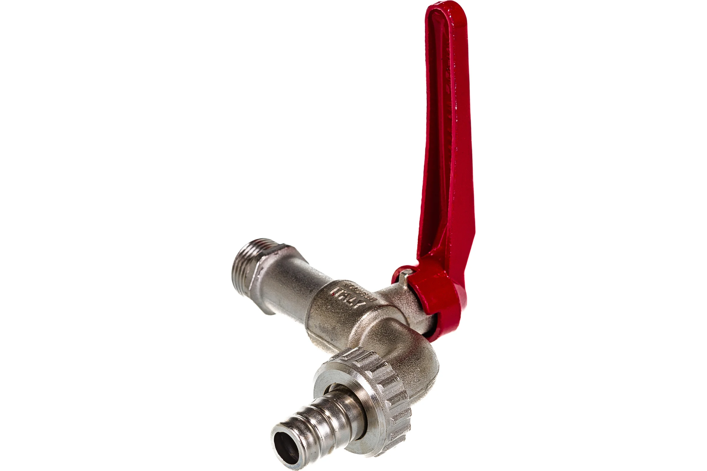 Садовый шаровой кран Uni-Fitt Н 1/2', со штуцером, ручка 106L2000