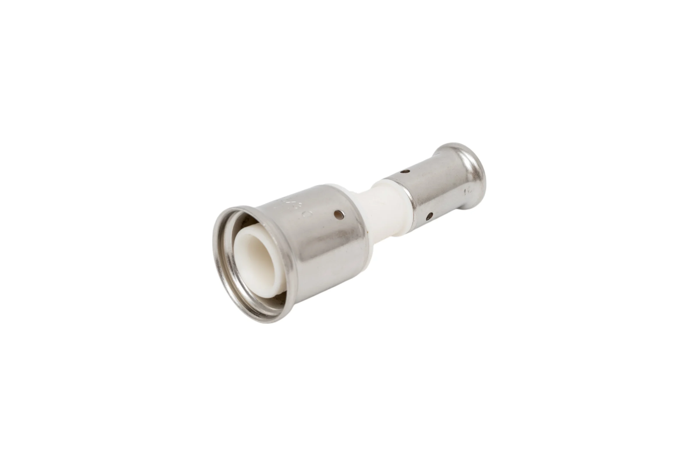 Переходная муфта HENCO ПВДФ пресс, белая, 26x16 16PKW-2616