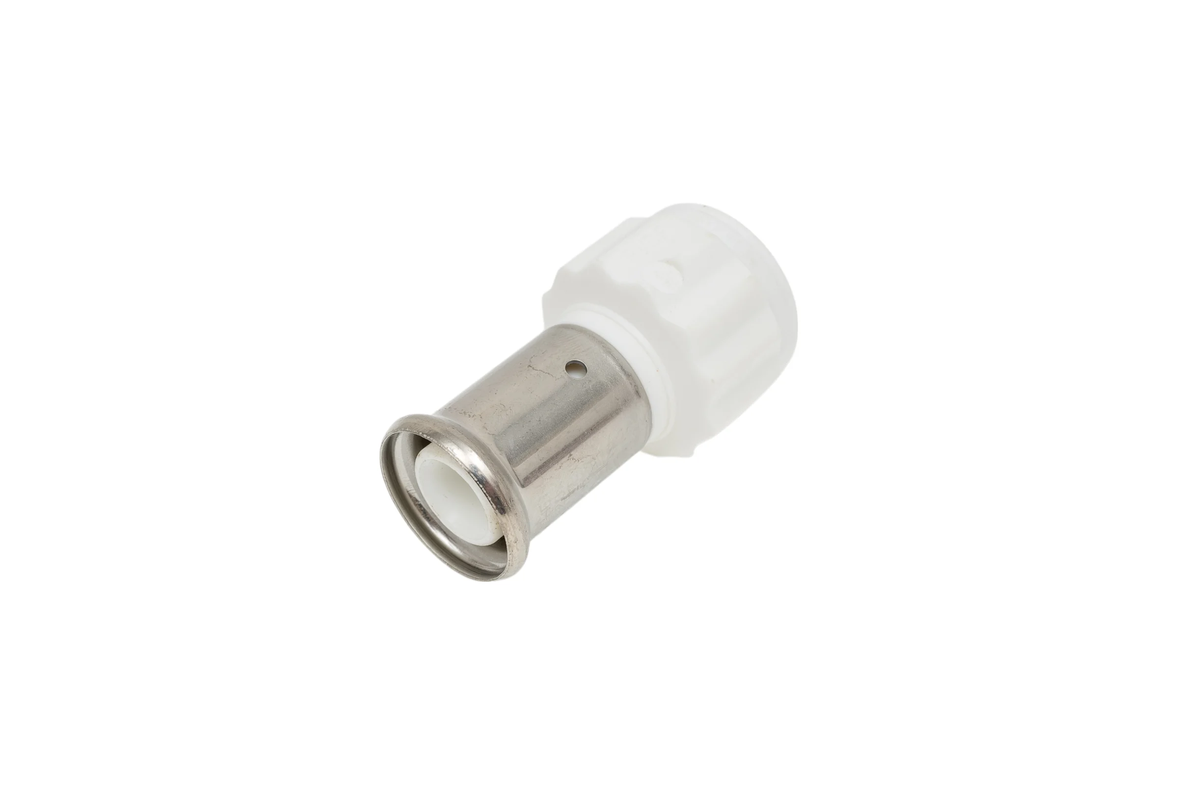 Муфта HENCO ВР, ПВДФ пресс, белая, 20x1/2" 18PKW-2004
