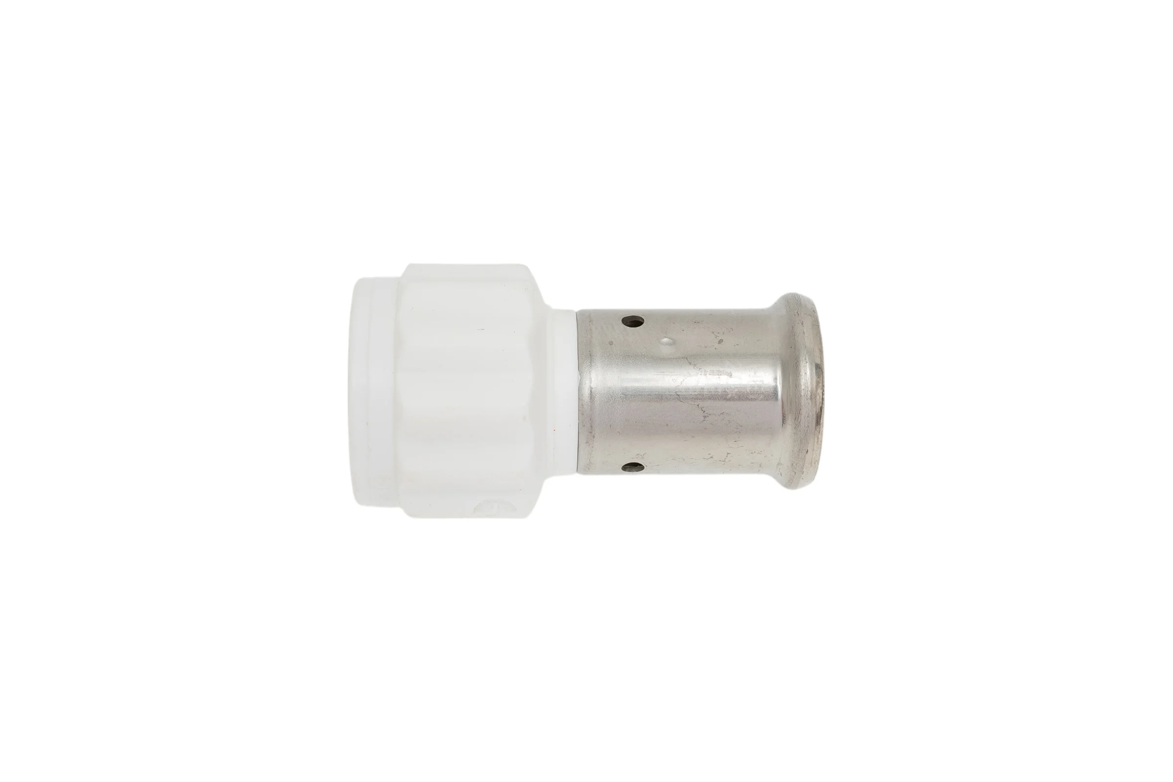 Муфта HENCO ВР, ПВДФ пресс, белая, 20x1/2" 18PKW-2004