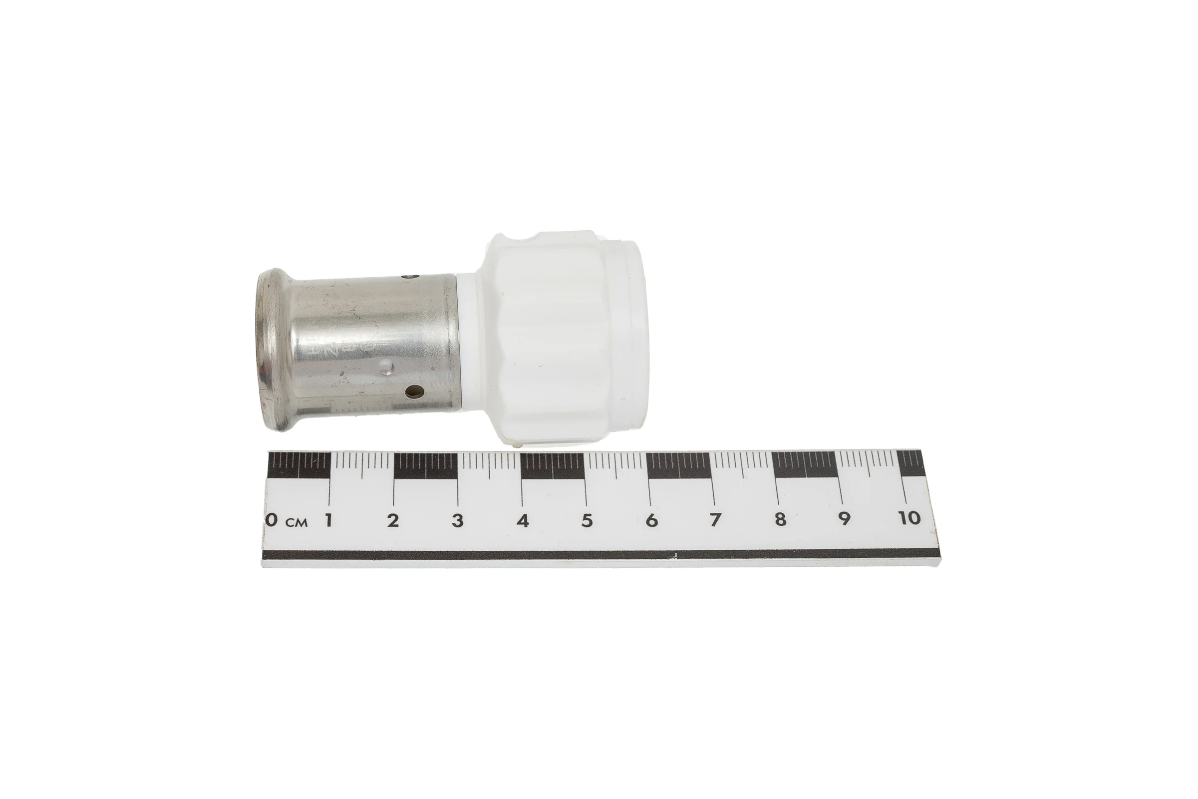 Муфта HENCO ВР, ПВДФ пресс, белая, 20x1/2" 18PKW-2004