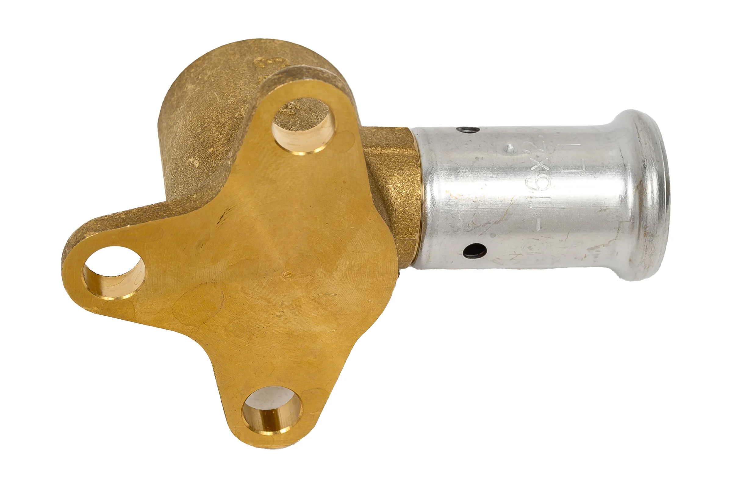Водорозетка HENCO укороченная, ВР, латунь пресс, 16x1/2", 35 мм 2P-1604K