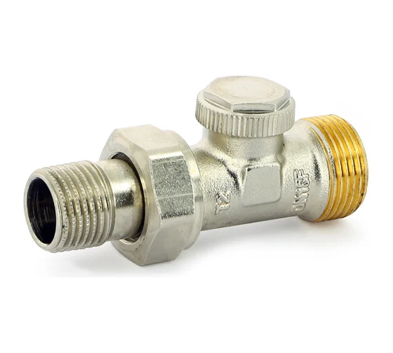 Обратный вентиль Uni-Fitt НН 1/2" х 3/4"EK, никелированный, с разъёмным соединением THERMO 174N2300