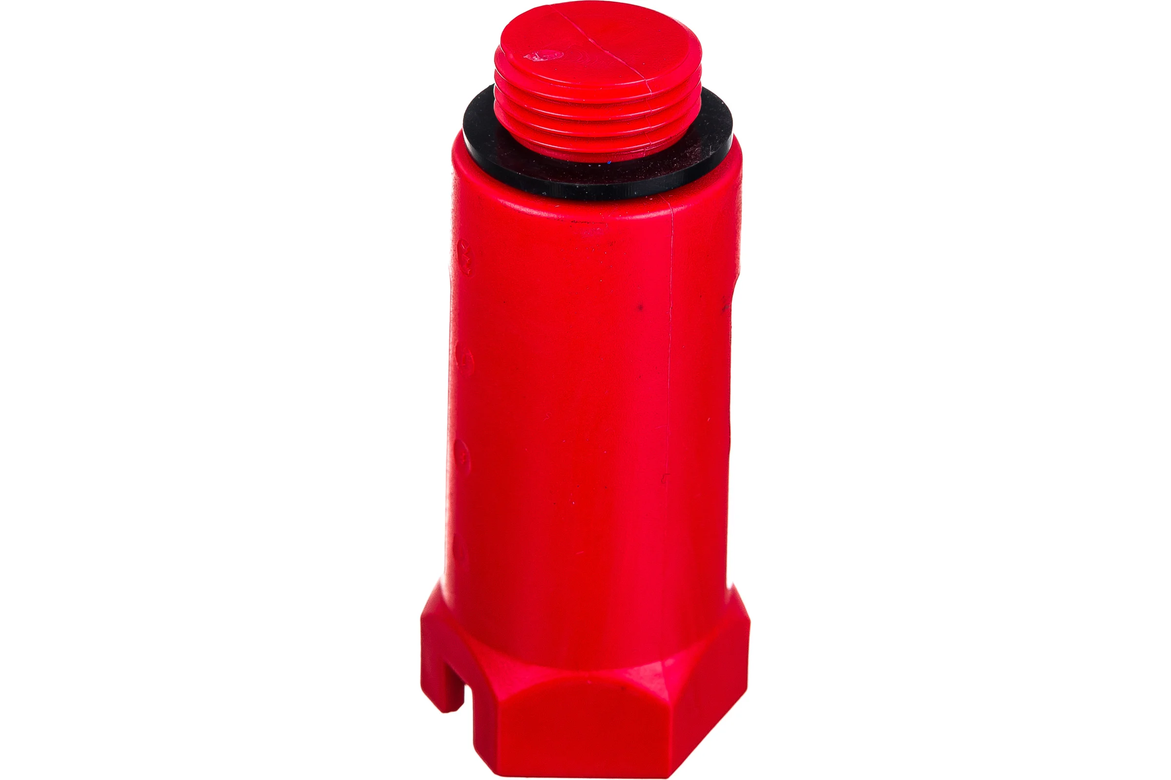 Монтажная заглушка Uni-Fitt Н 1/2", с прокладкой, красная 608R2000