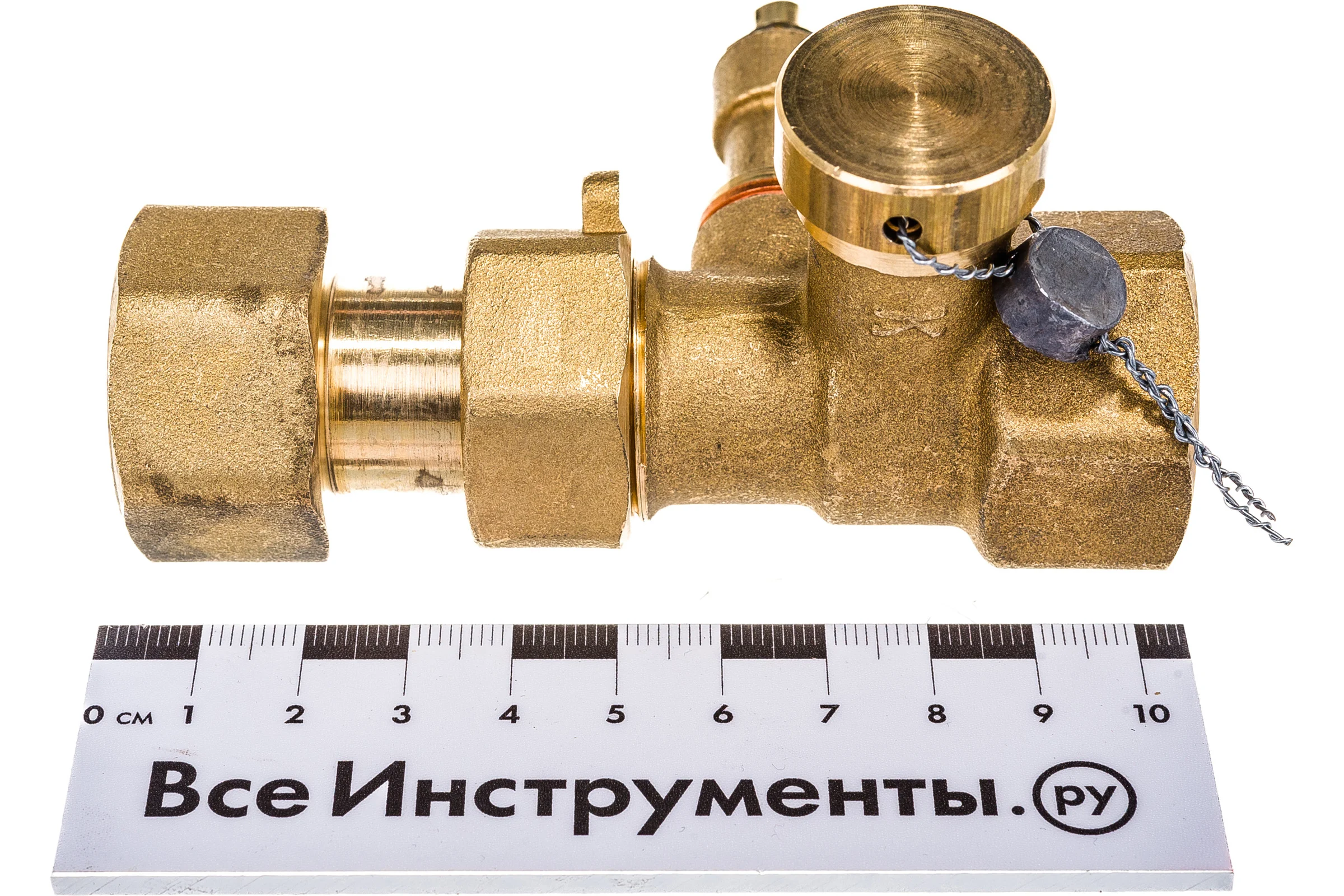 Отсечной вентиль Uni-Fitt В 3/4", пломбируемый, для расширительных баков 261G3000