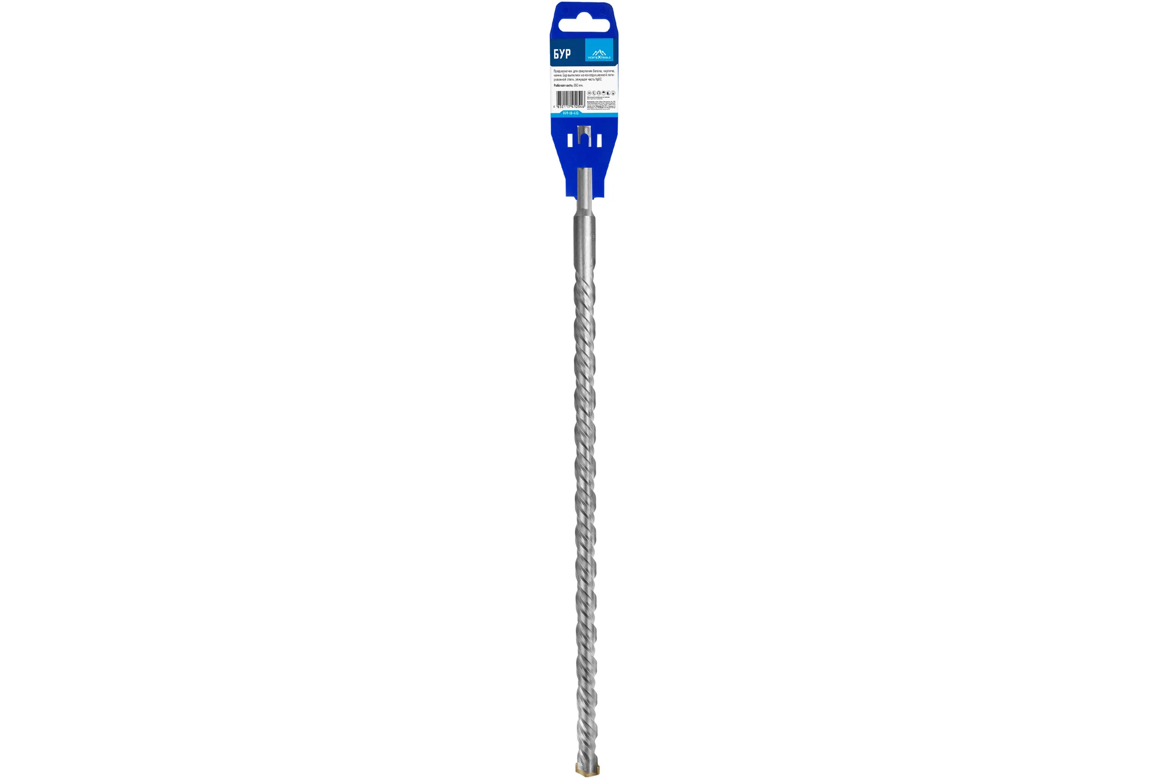 Бур SDS-plus (18х460 мм) Vertextools 999-18-460