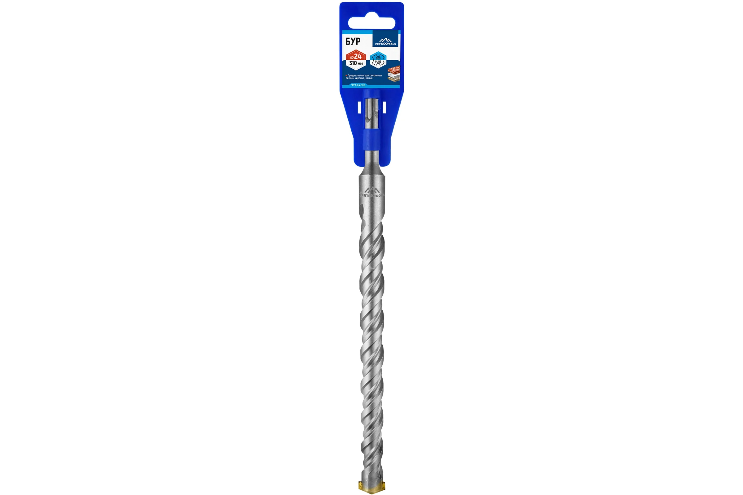 Бур SDS-plus (24х310 мм) Vertextools 999-24-310
