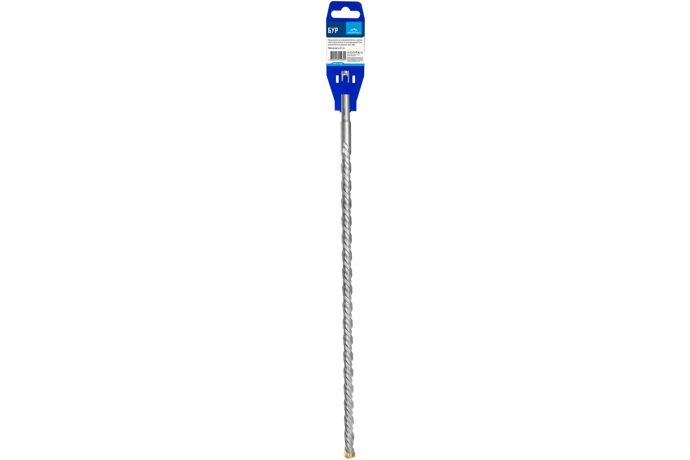 Бур SDS-plus (14х460 мм) Vertextools 999-14-460