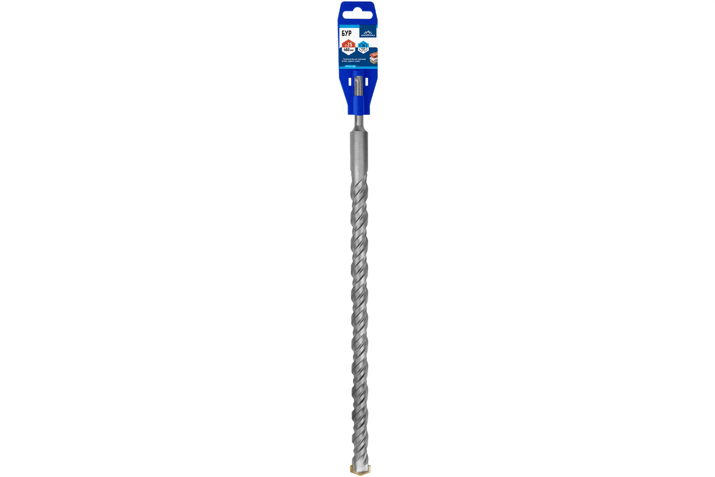 Бур SDS-plus (25х460 мм) Vertextools 999-25-460