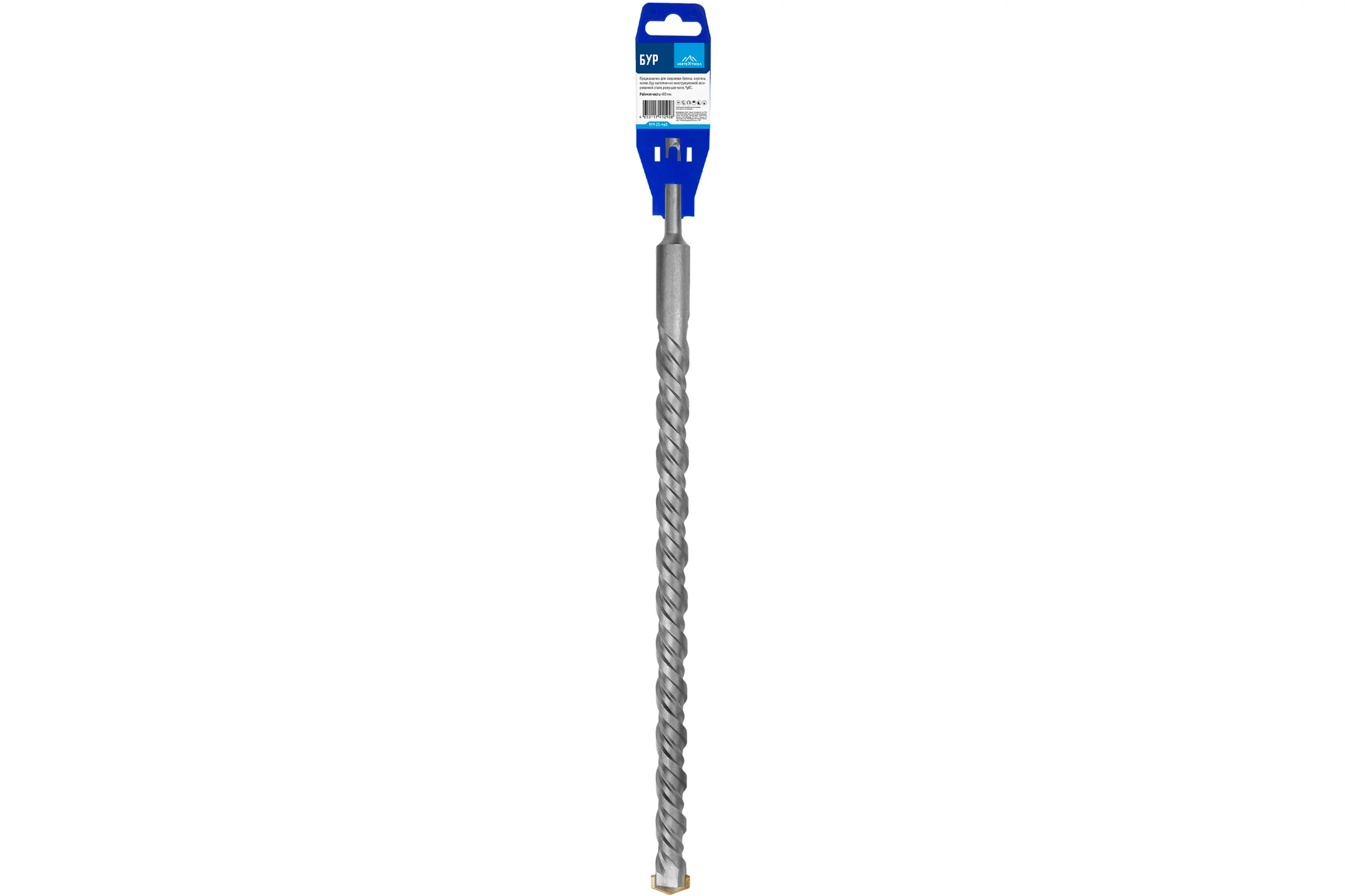 Бур SDS-plus (25х460 мм) Vertextools 999-25-460