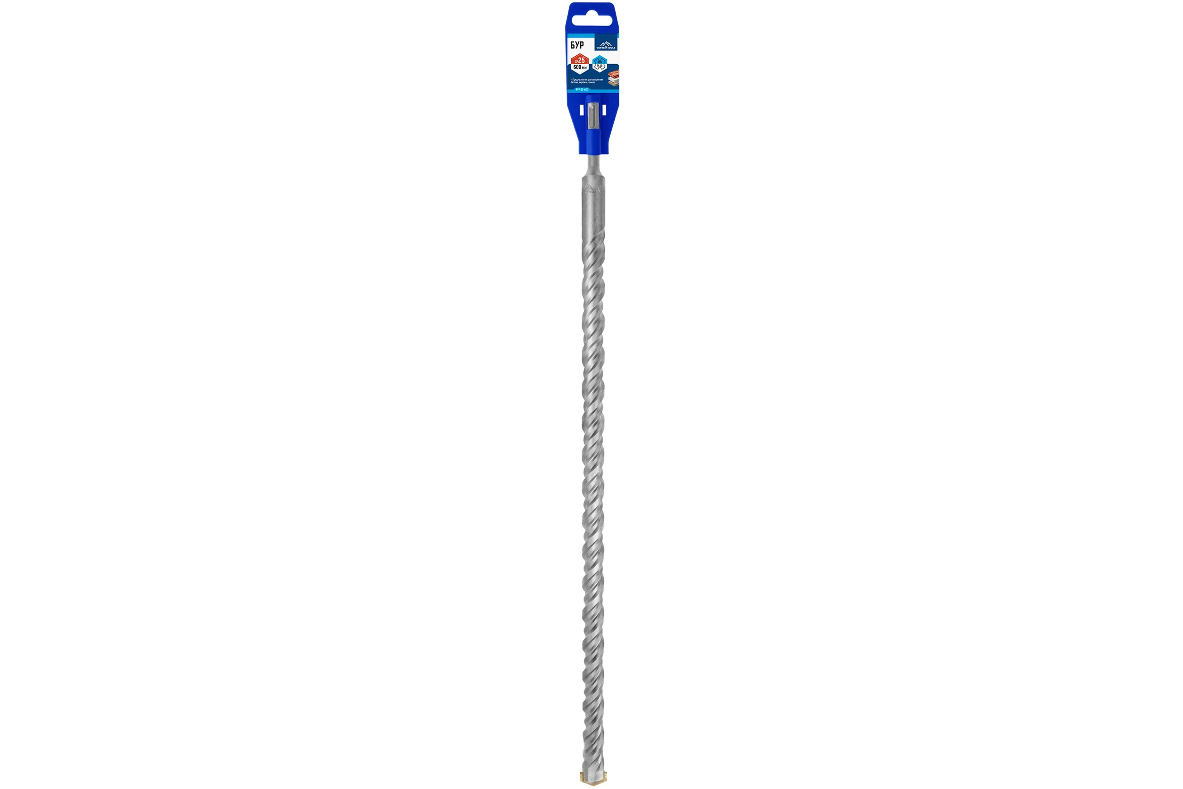 Бур SDS-plus (25х600 мм) Vertextools 999-25-600