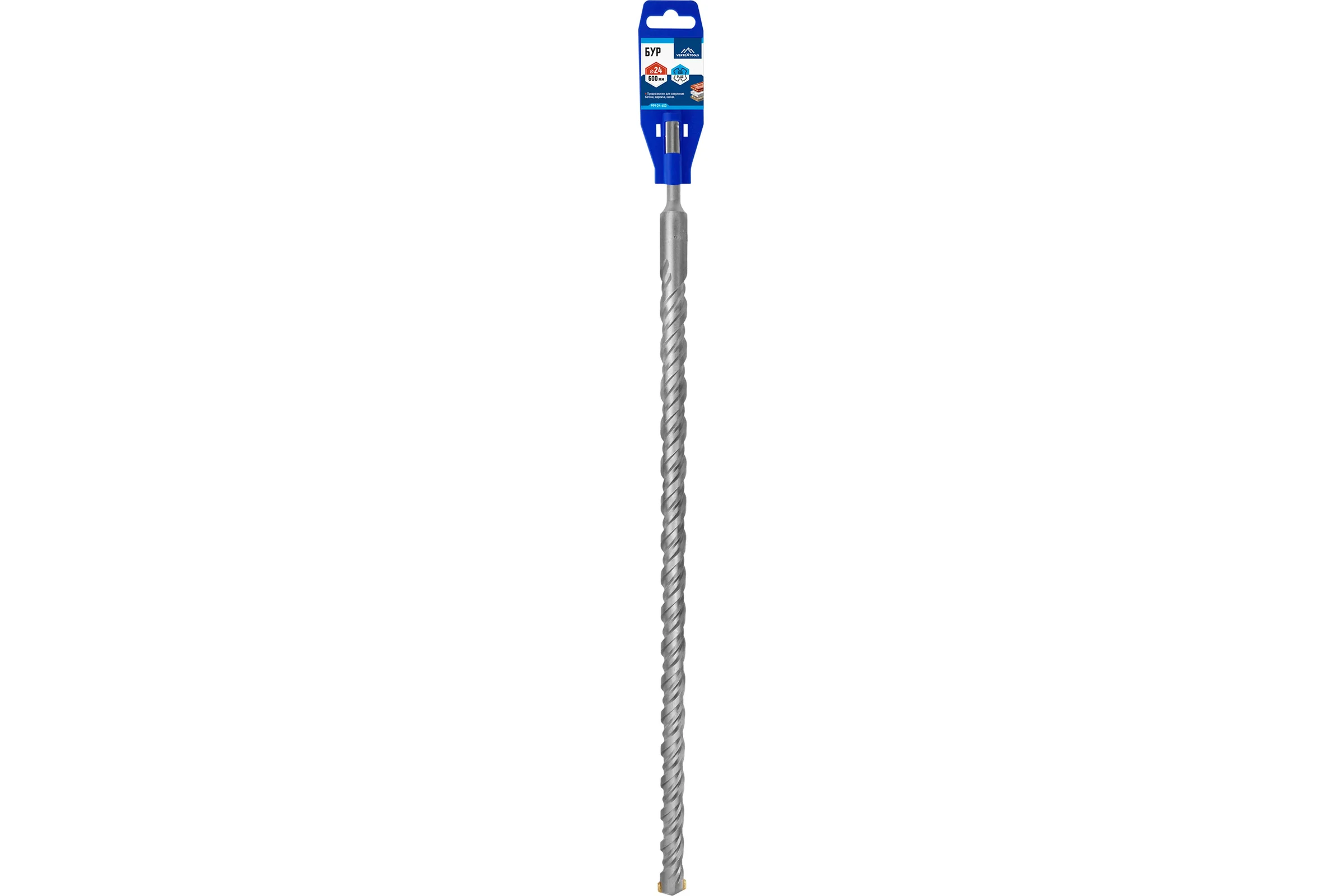 Бур SDS-plus (24х600 мм) Vertextools 999-24-600