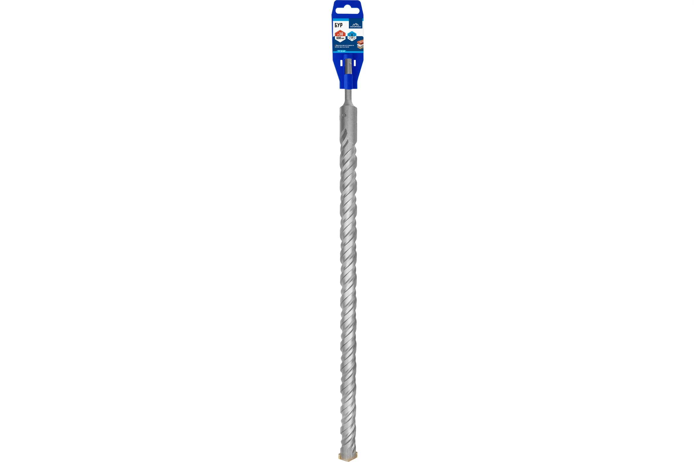 Бур SDS-plus (30х600 мм) Vertextools 999-30-600