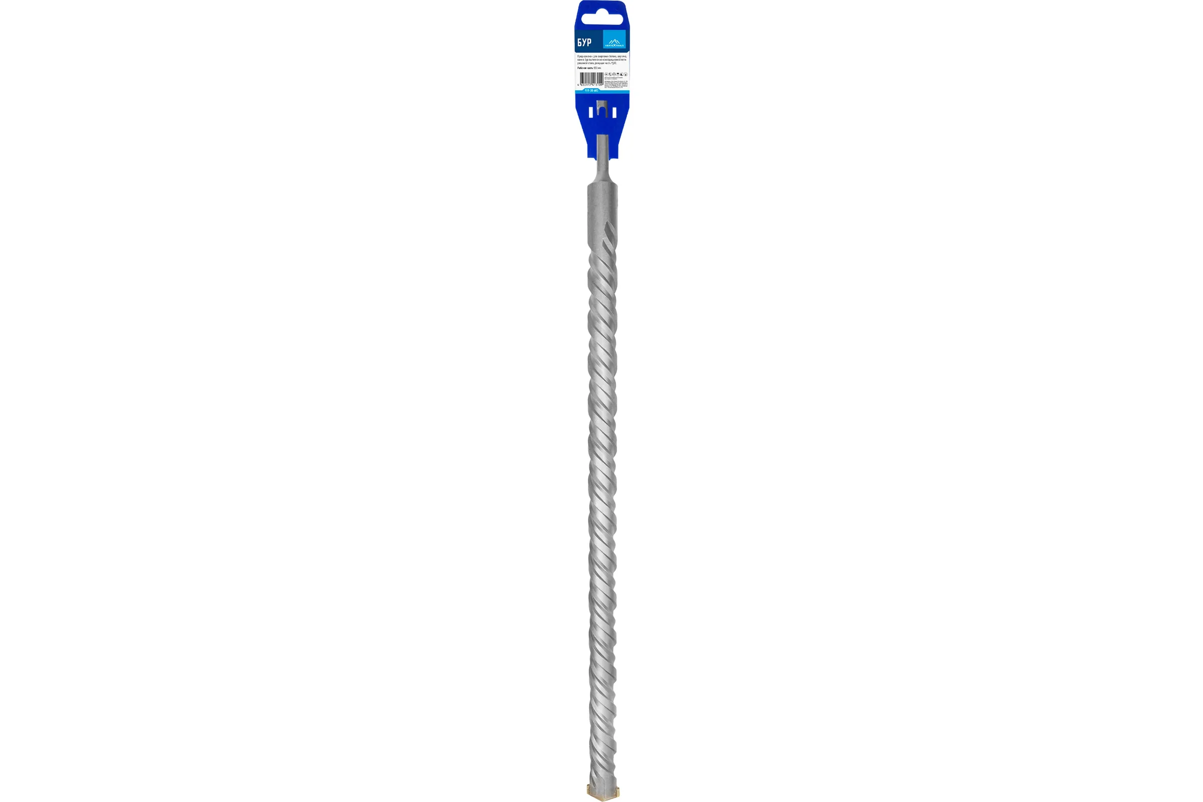 Бур SDS-plus (30х600 мм) Vertextools 999-30-600
