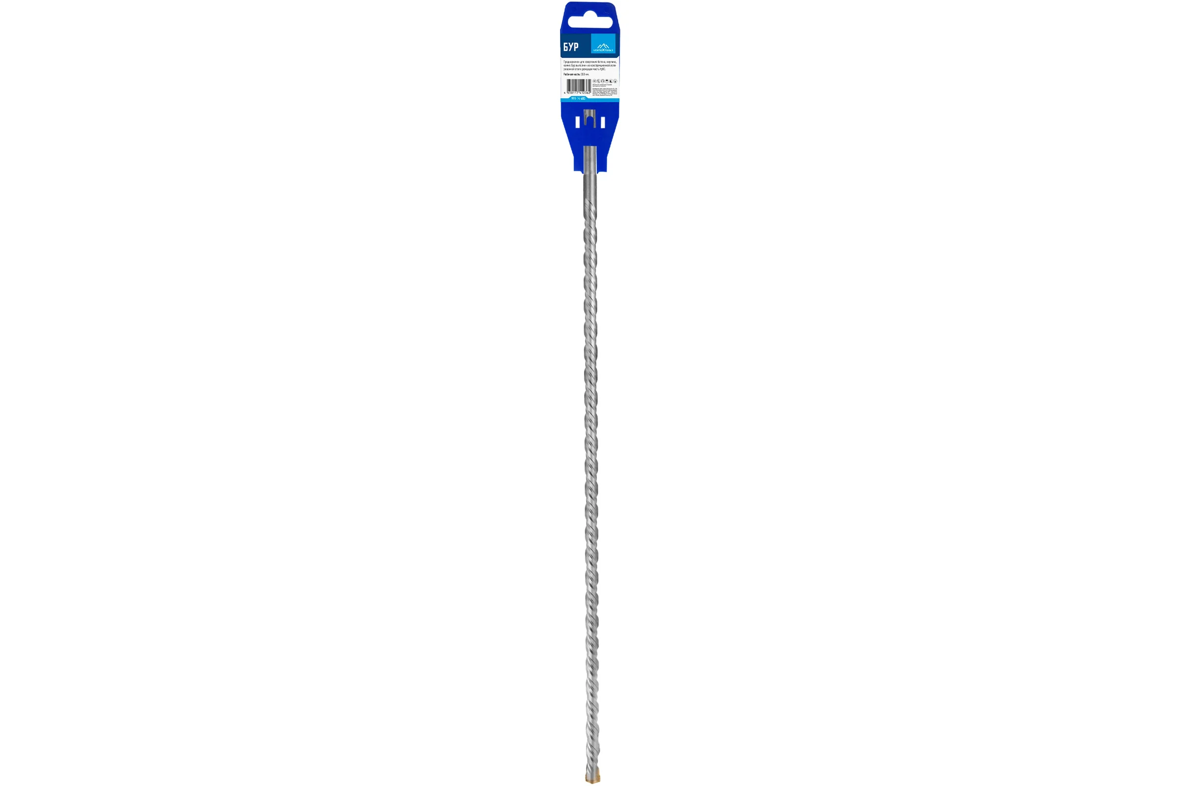 Бур SDS-plus (14х600 мм) Vertextools 999-14-600